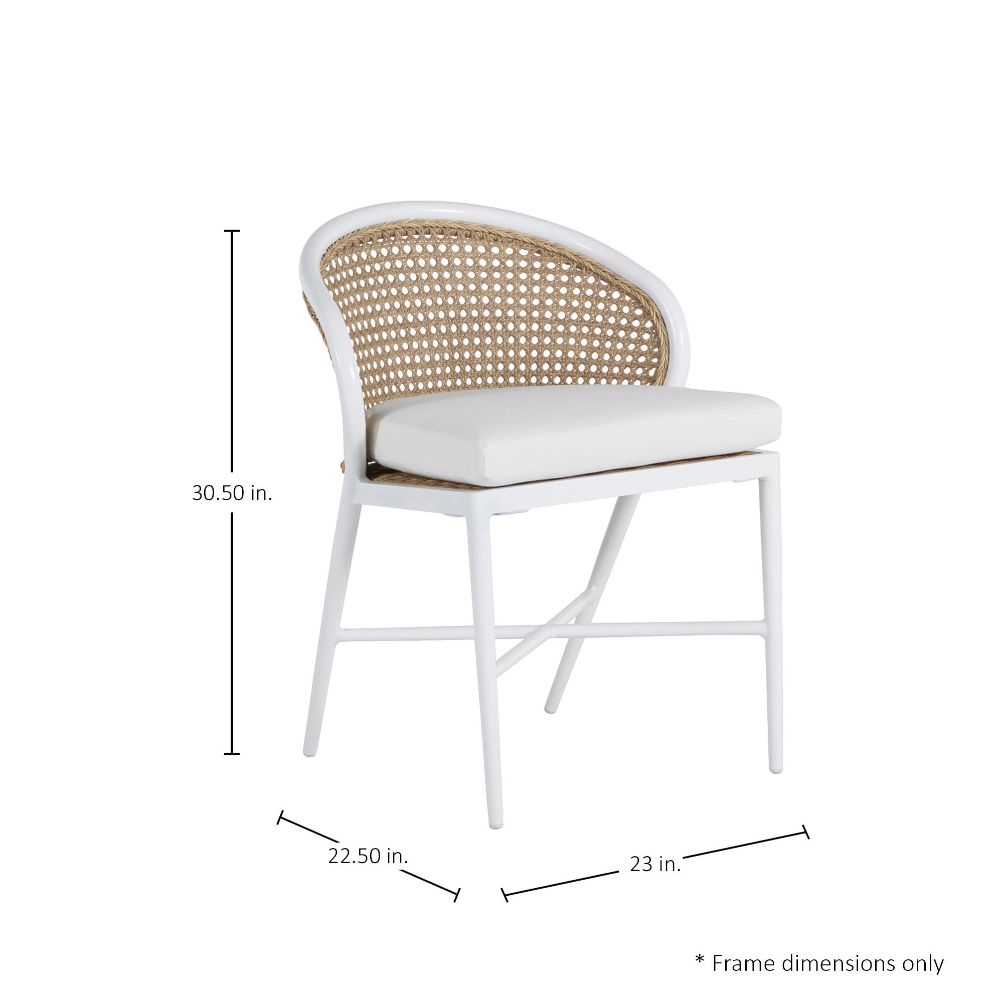 Havana N-Dura Resin Wicker Outdoor Side Chair