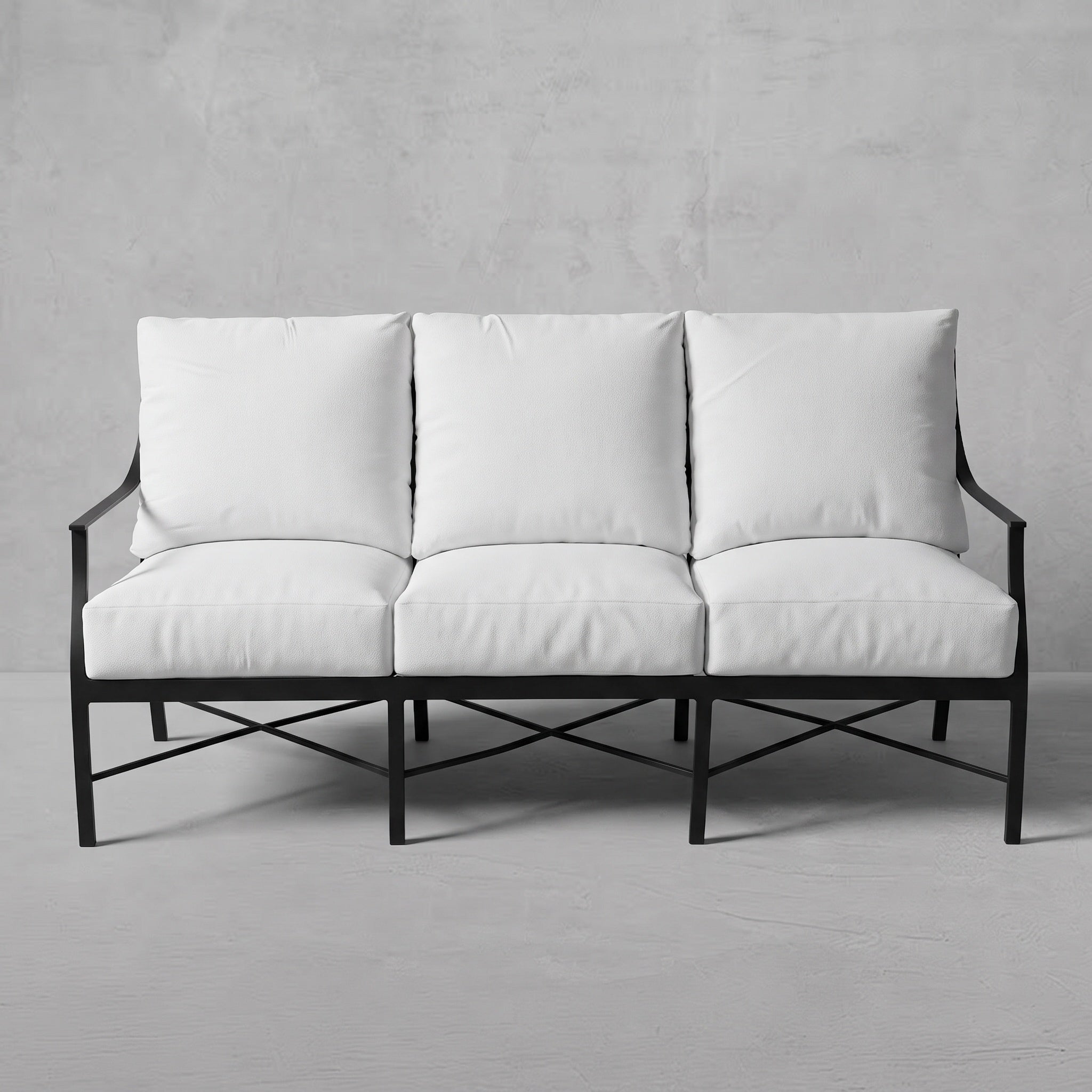 Monaco Aluminum Outdoor Sofa