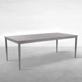 Brookings Rectangle Outdoor Slatted Dining Table