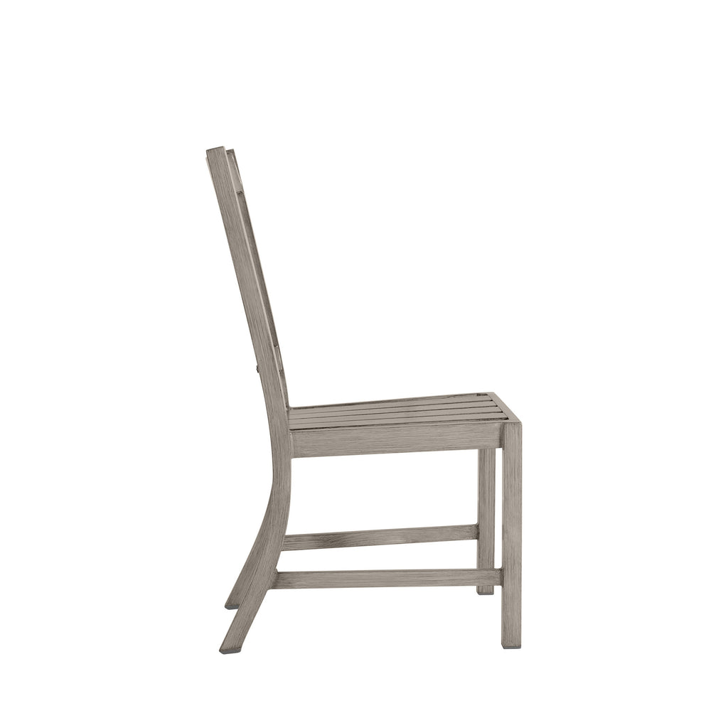 Club Croquet Aluminum Outdoor Side Chair