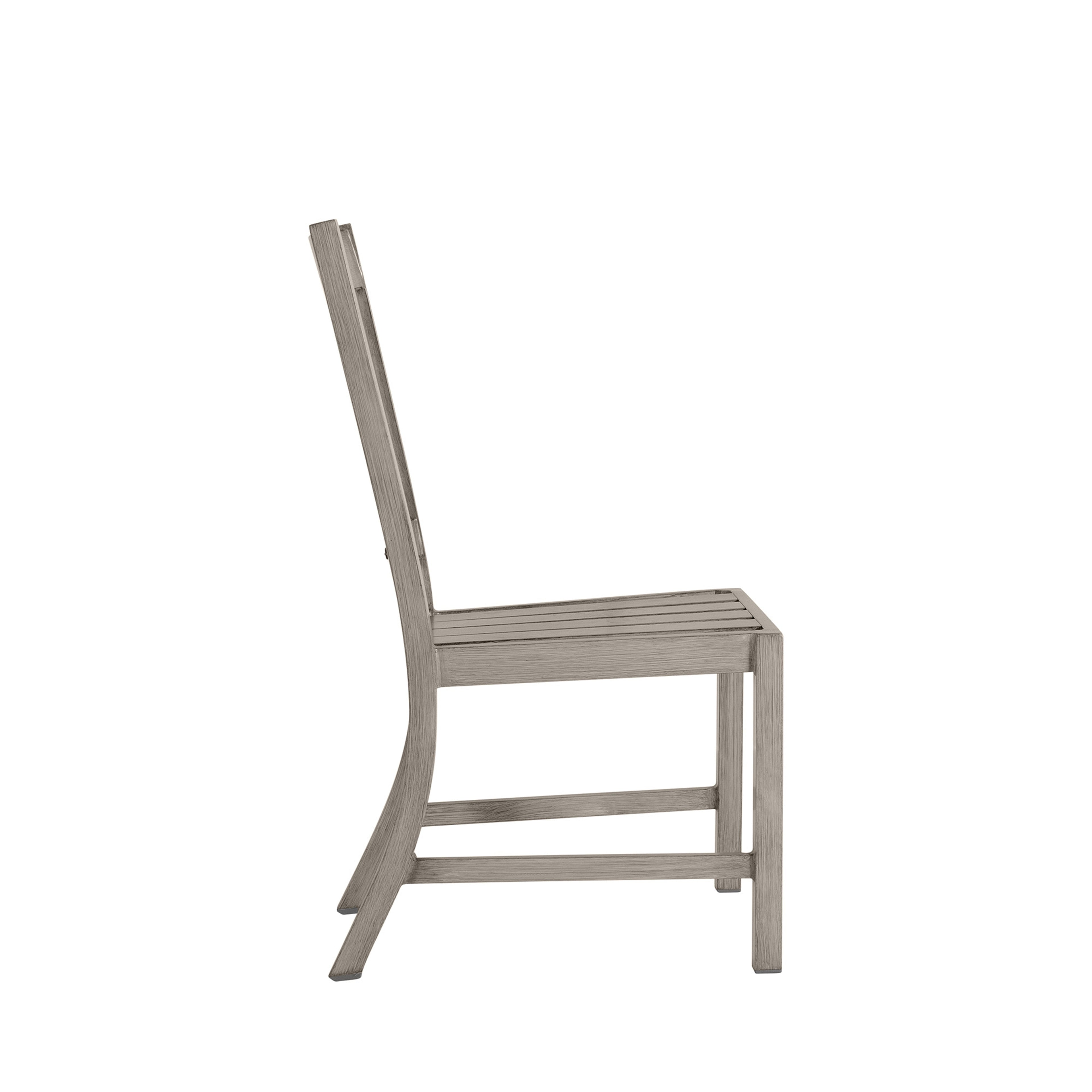 Club Croquet Aluminum Outdoor Side Chair