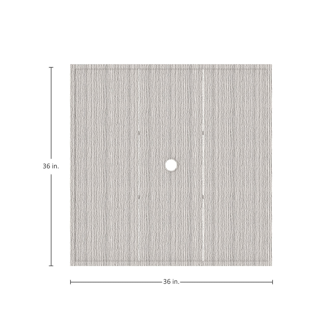 Horizon Aluminum 36" Square Outdoor Table Top