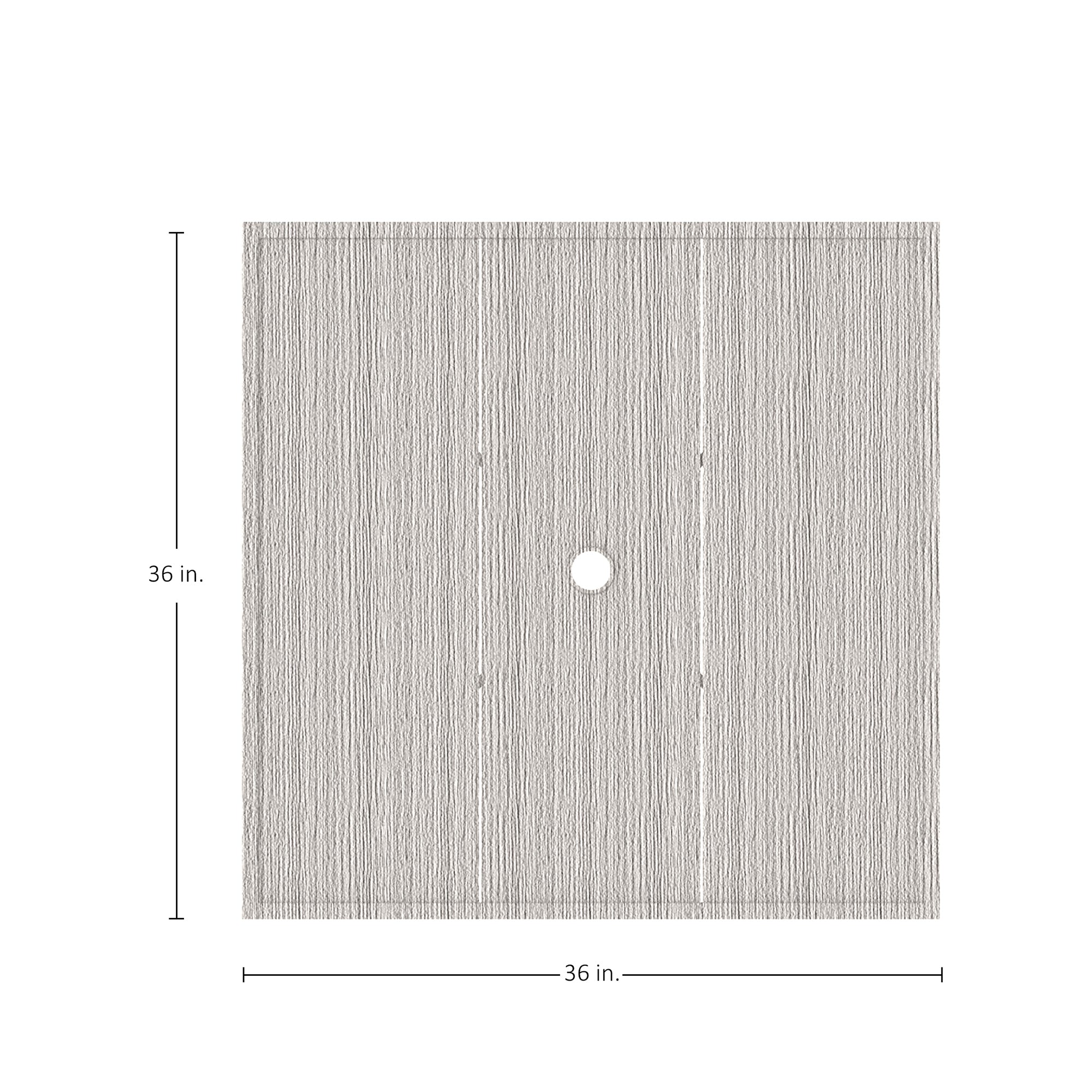 Horizon Aluminum 36" Square Outdoor Table Top
