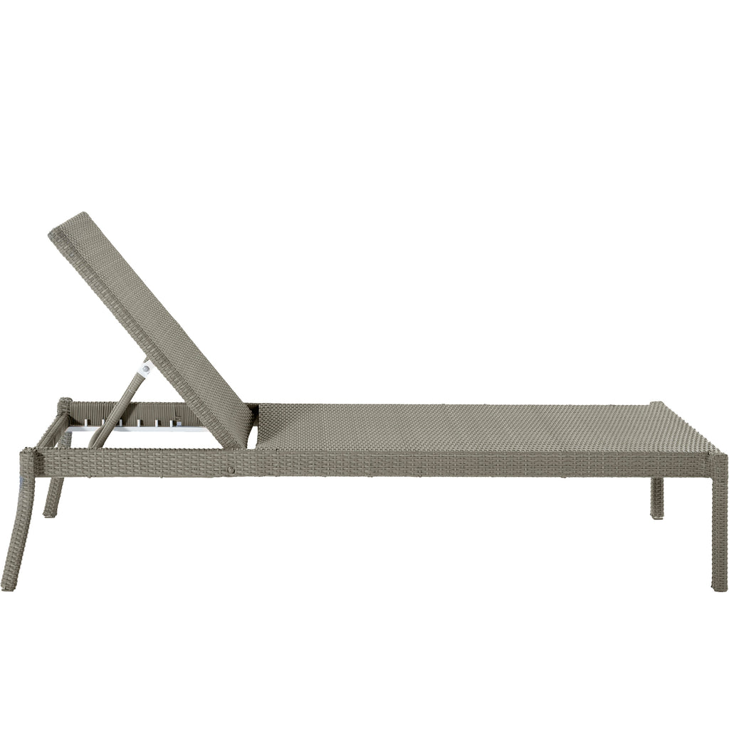 Nathan Wicker Outdoor Armless Chaise Lounge