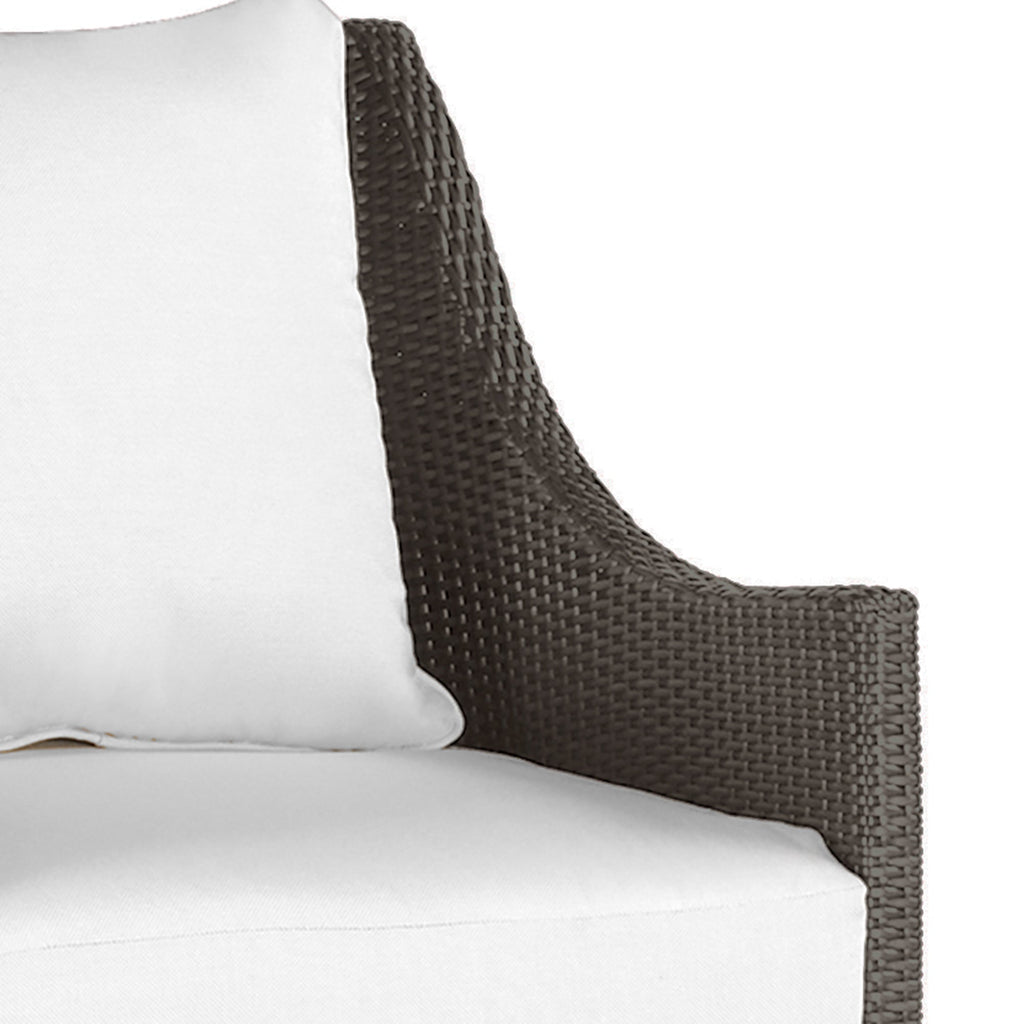 Athena Woven Resin Wicker Outdoor Lounge Chair