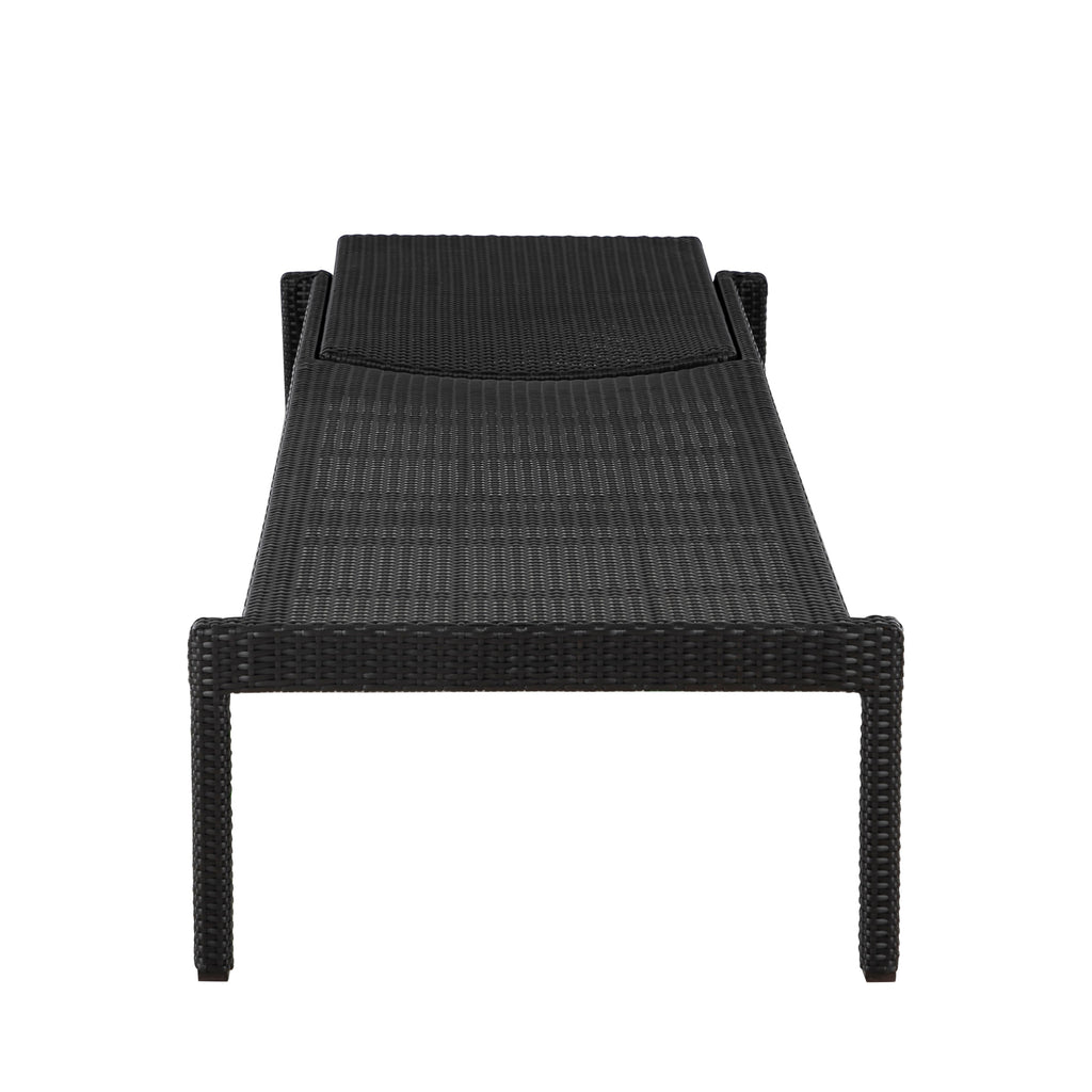 Nathan Wicker Outdoor Armless Chaise Lounge