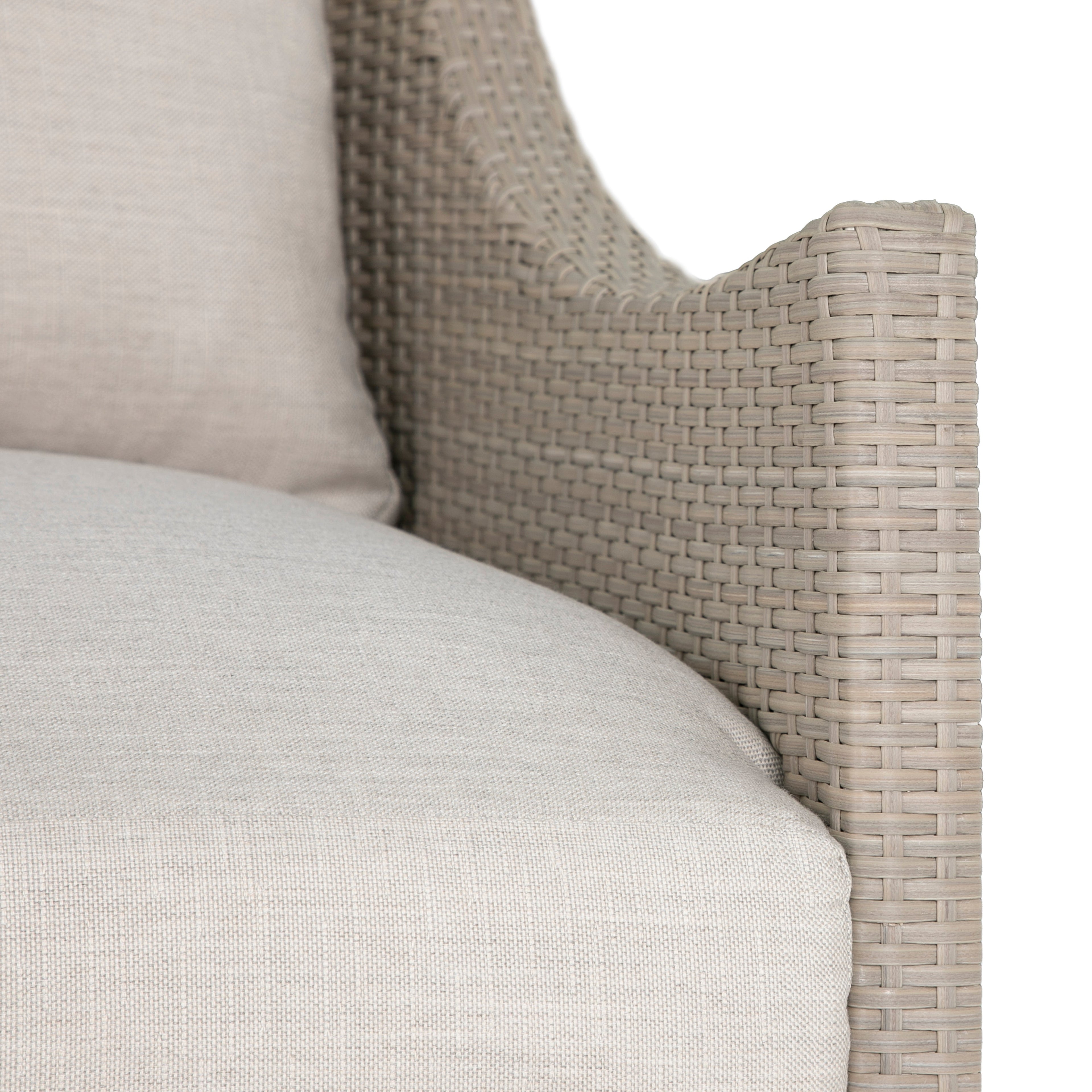 Athena Woven Resin Wicker Outdoor Lounge Chair