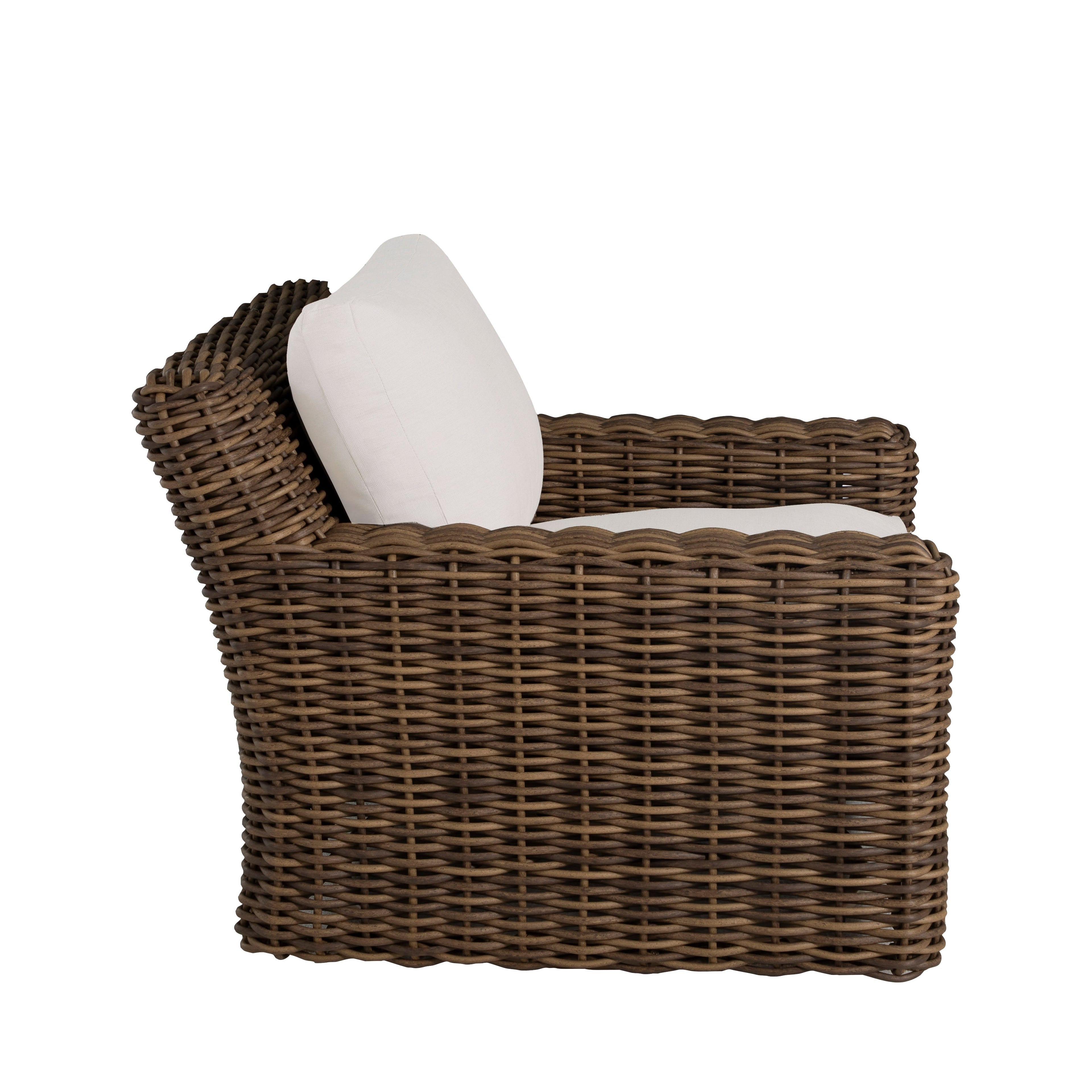 QS Montauk Swivel Lounge, Raffia-Bali Pearl