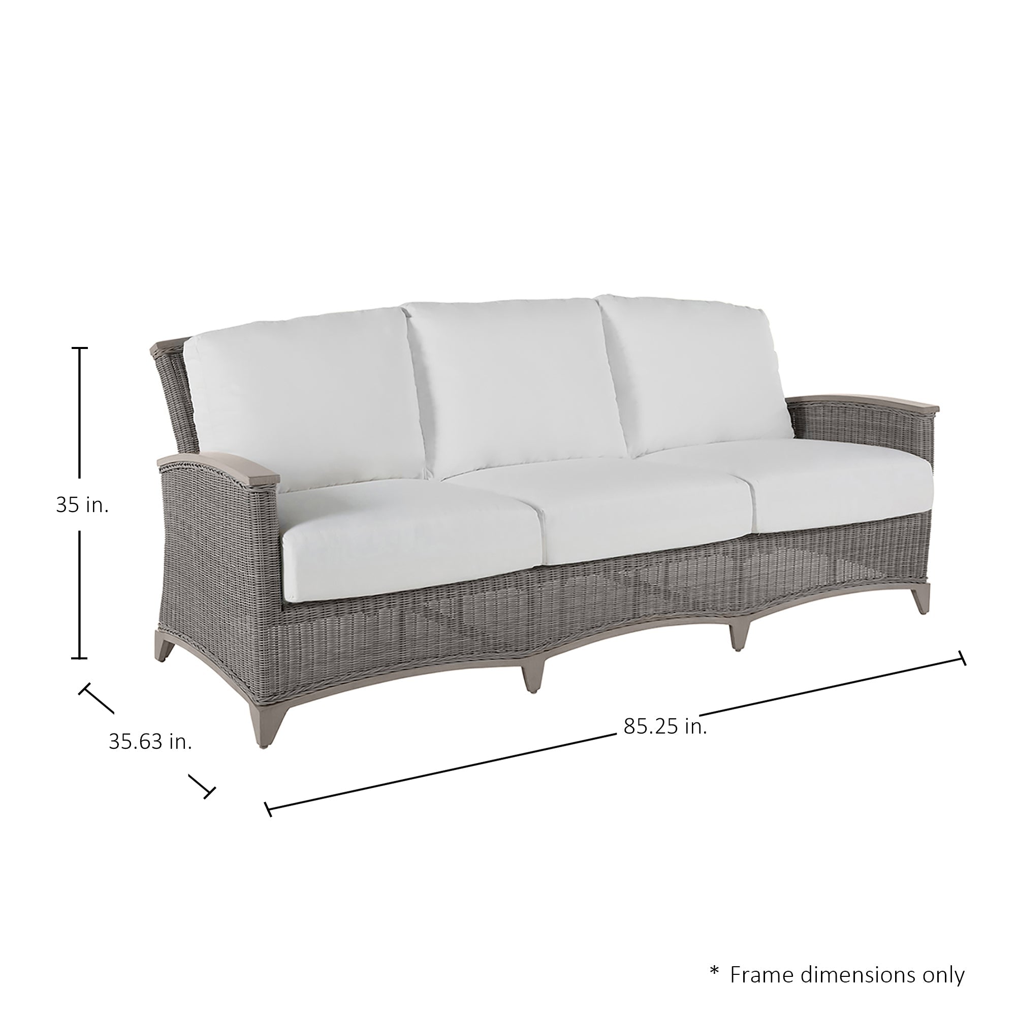 Astoria Resin Wicker Outdoor Sofa