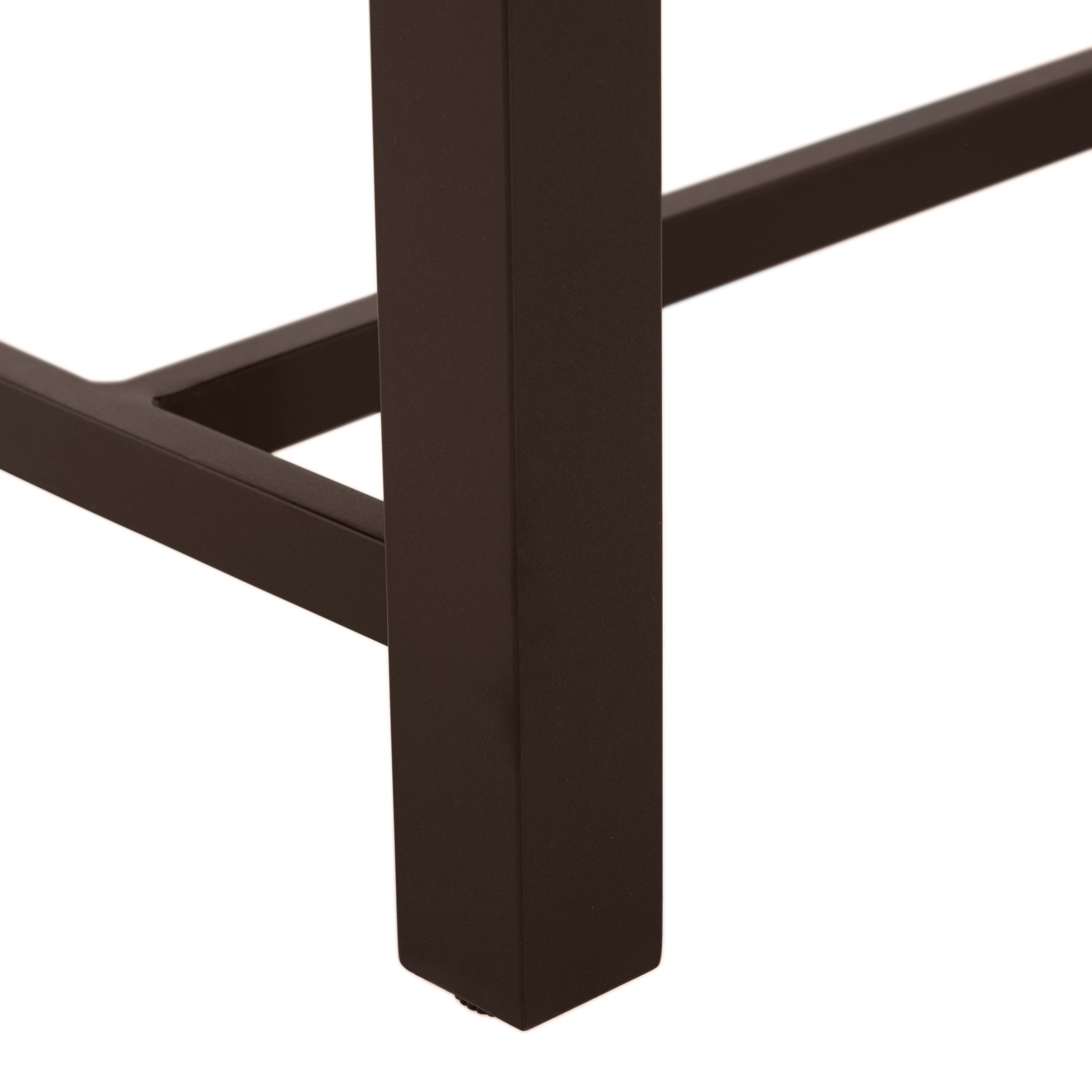 Club Aluminum Backless Outdoor Bench
