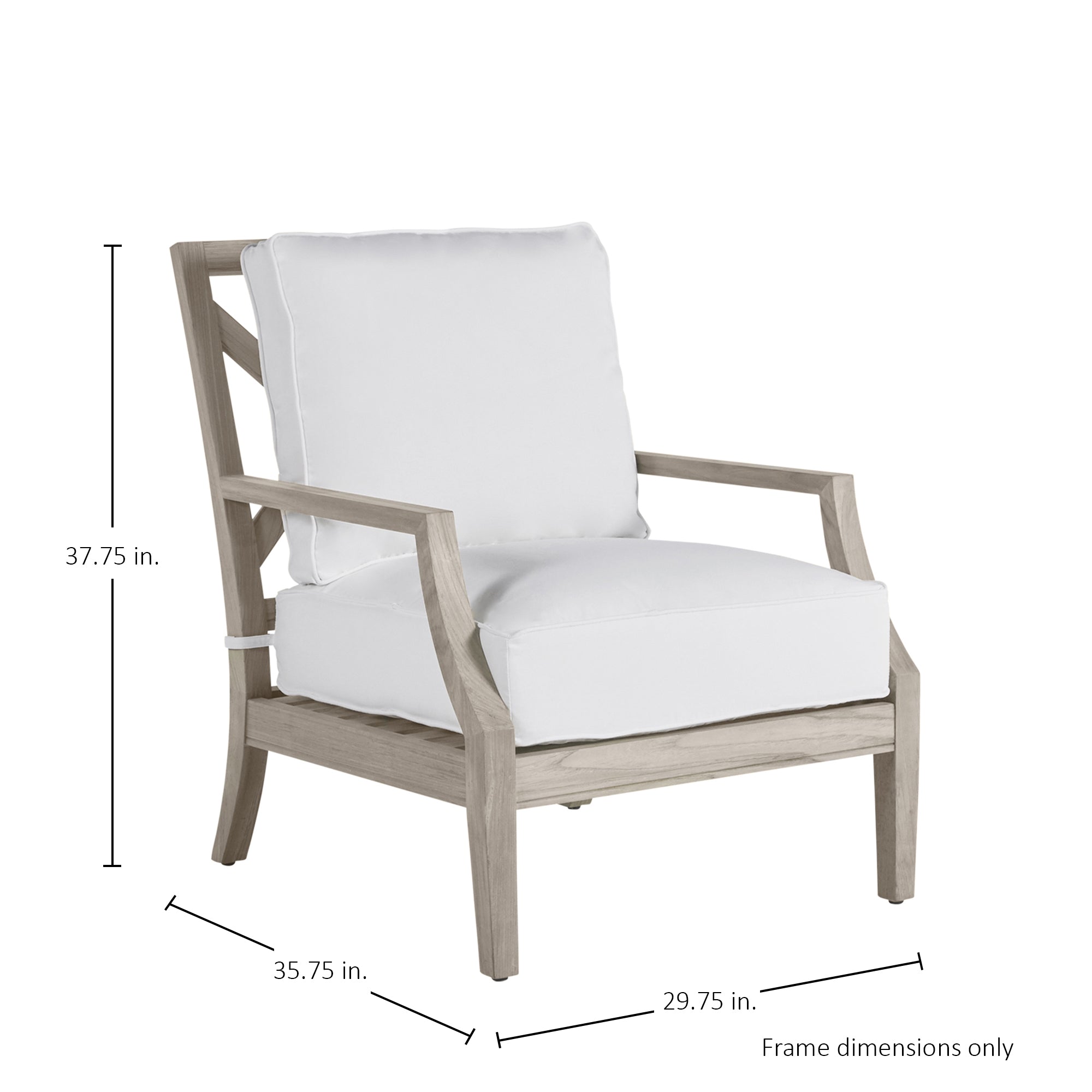 Haley Teak Outdoor Lounge Chair