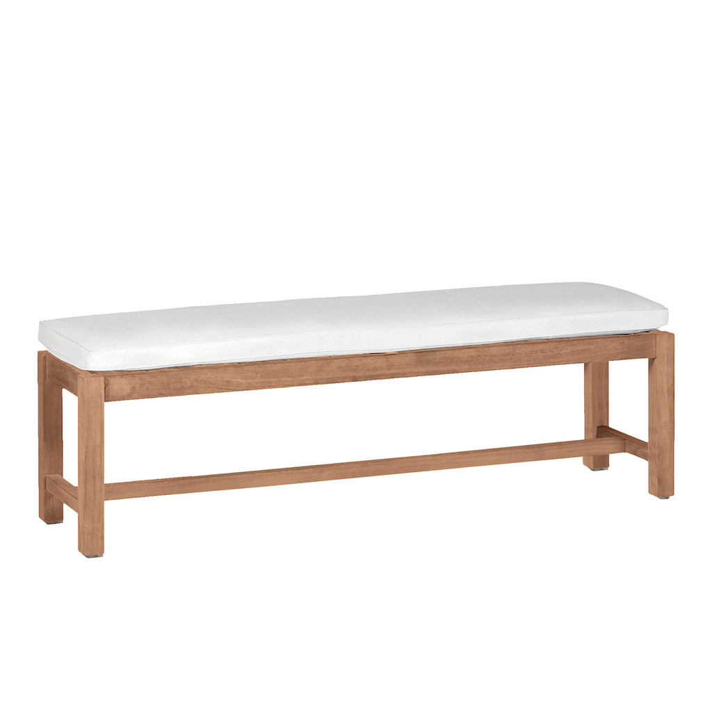 Club Teak Backless Outdoor Bench