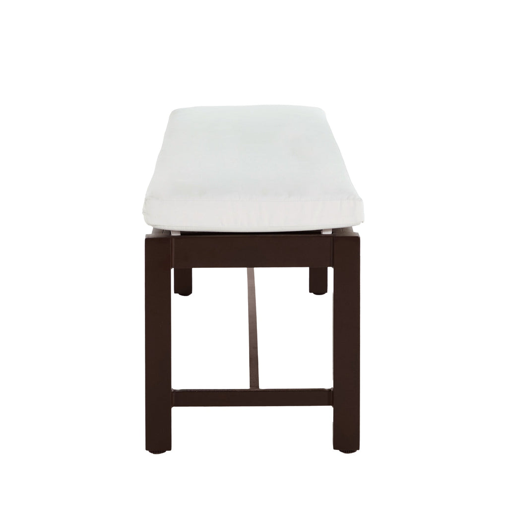 Club Aluminum Backless Outdoor Bench