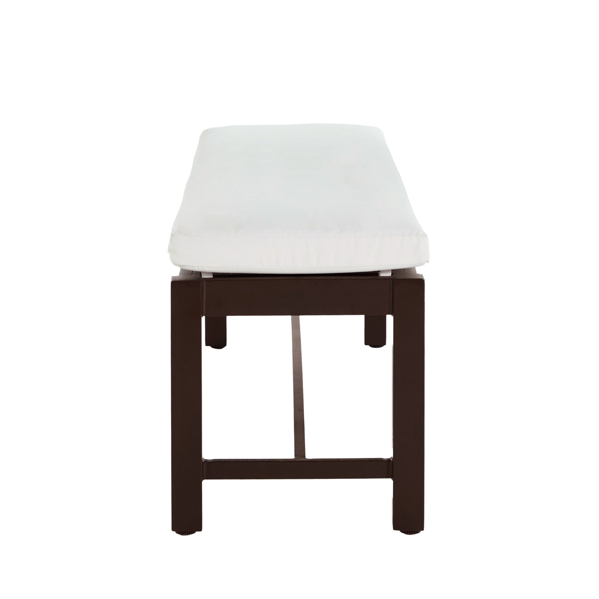 Club Aluminum Backless Outdoor Bench