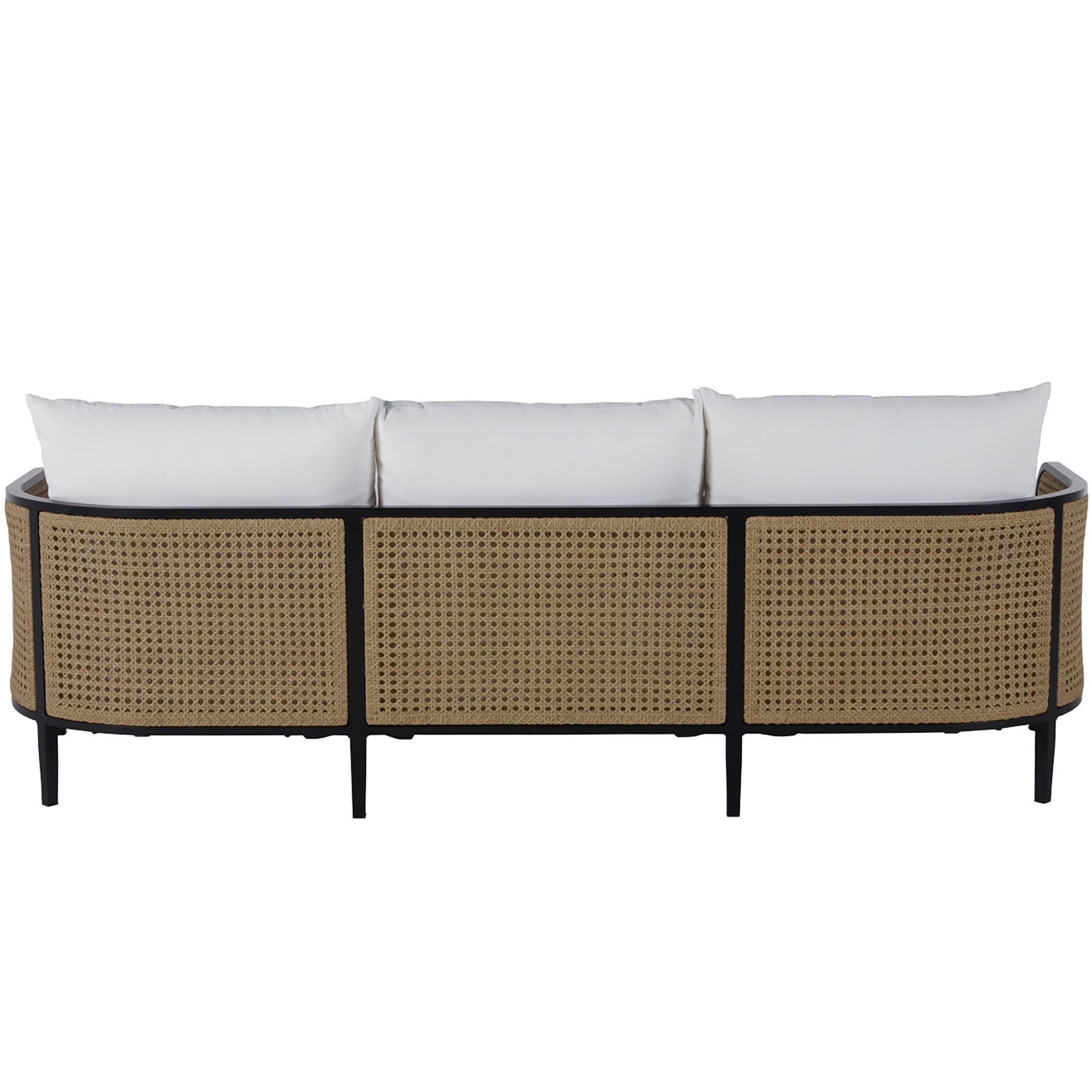 Havana Cane Resin Wicker Outdoor Sofa