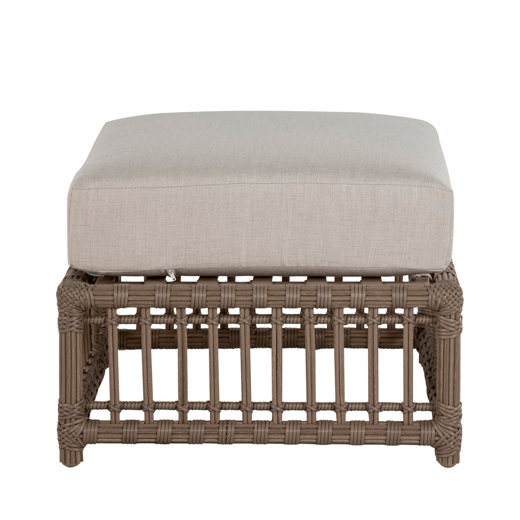 Newport N-Dura Resin Wicker Outdoor Woven Ottoman