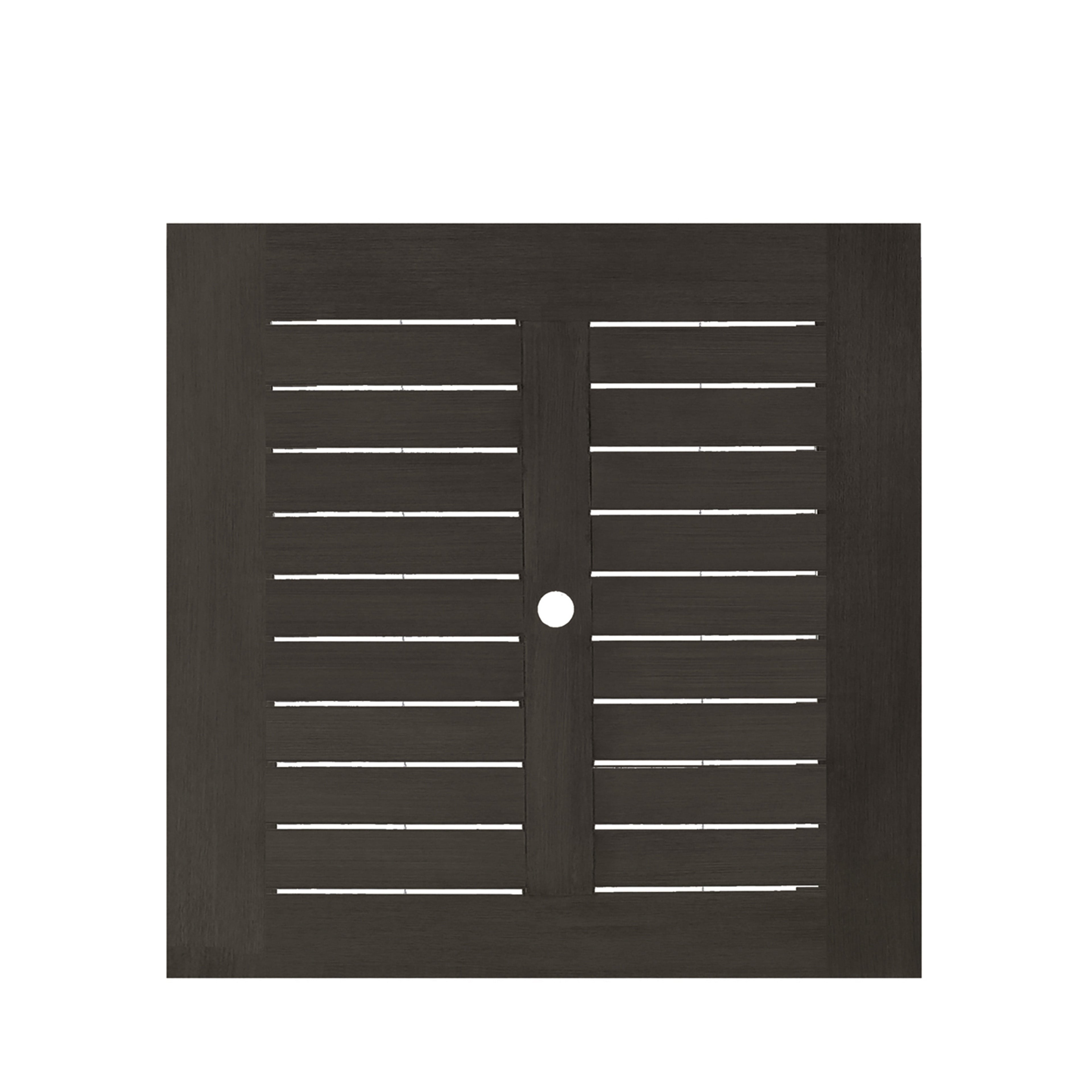 Club Aluminum 43" Square Outdoor Dining Table