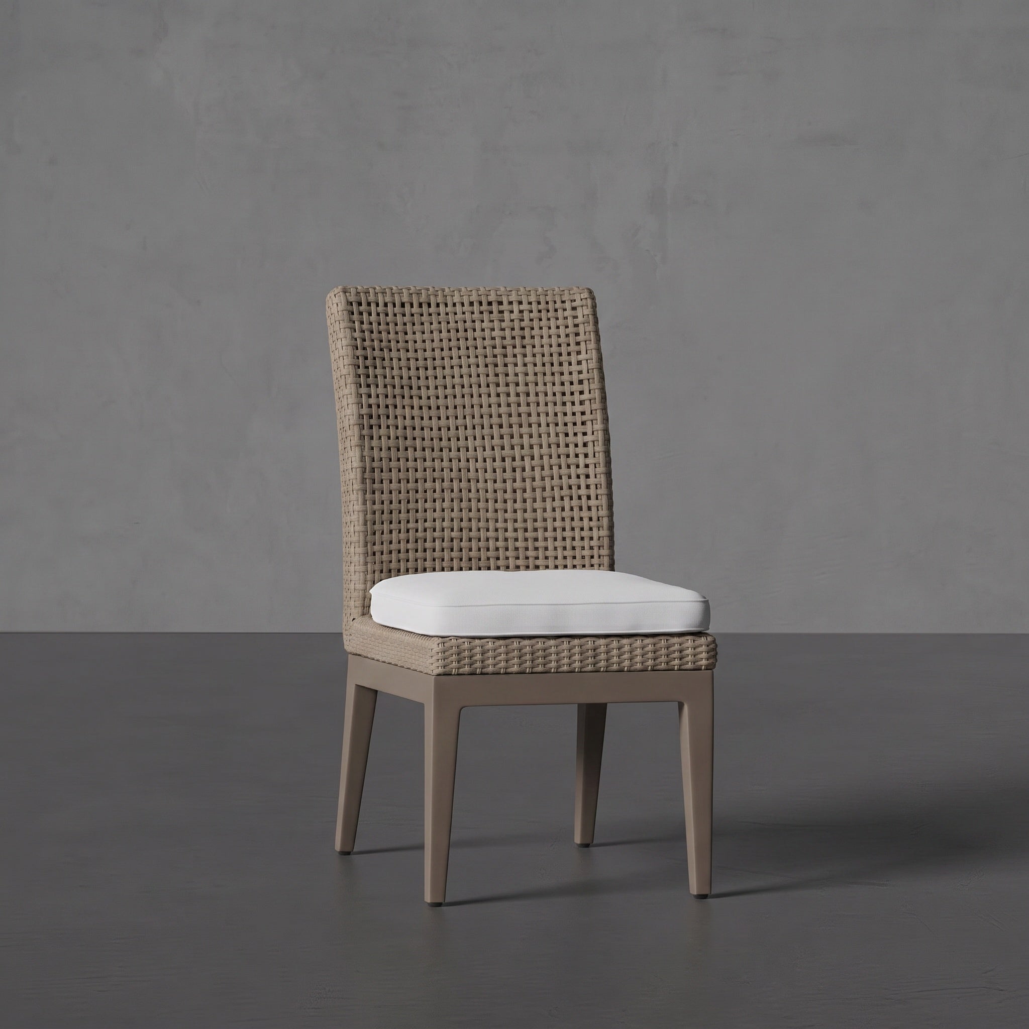 Peninsula N-Dura Resin Wicker Outdoor Side Chair