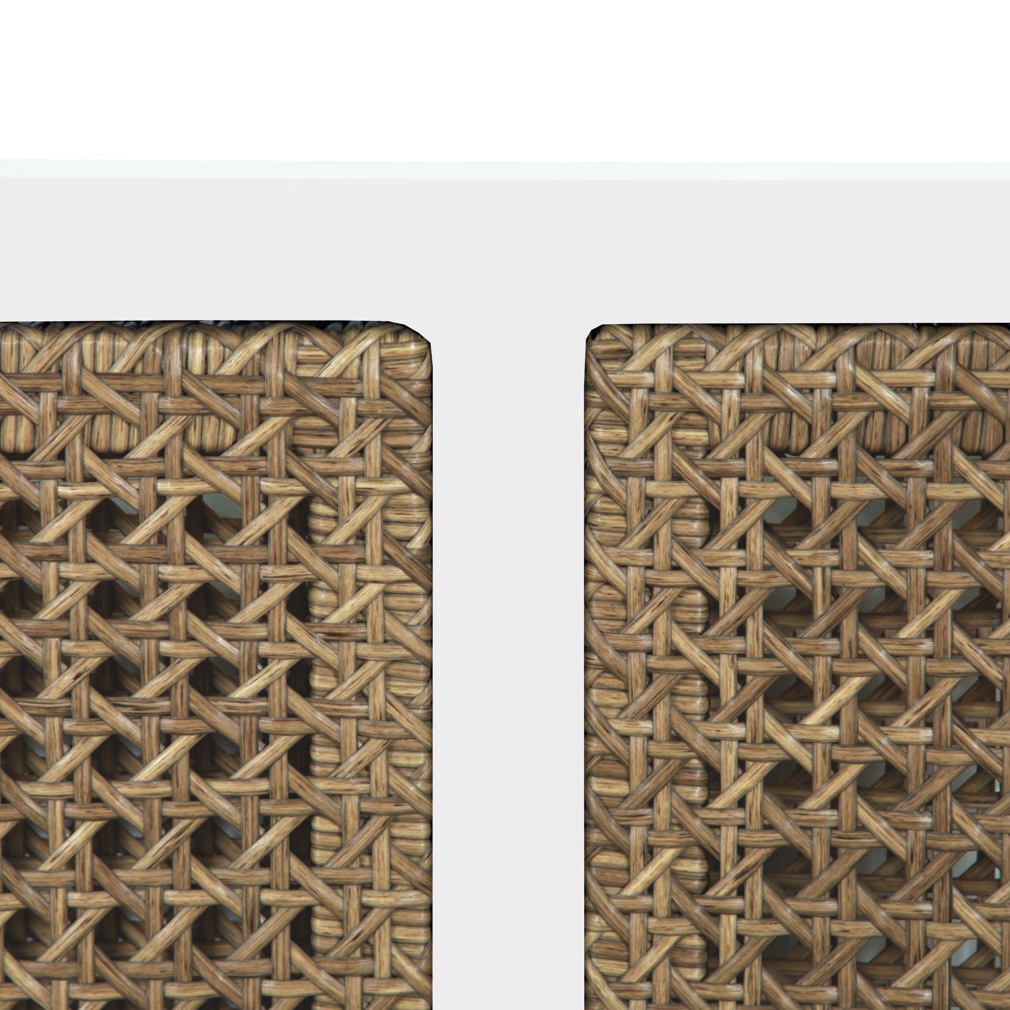 Havana Resin Wicker Outdoor Banquette