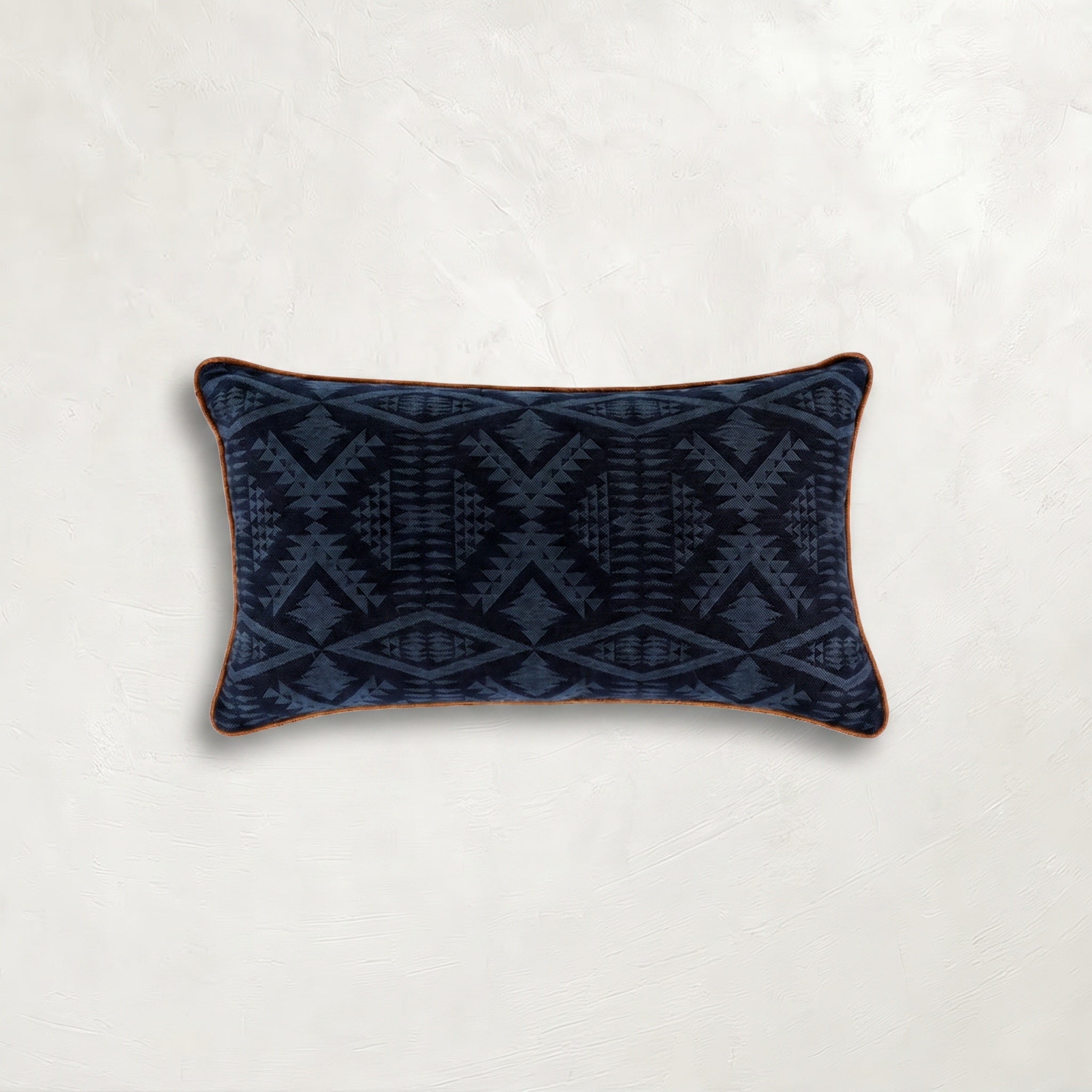 Ridgeline Indigo Outdoor Throw Pillow