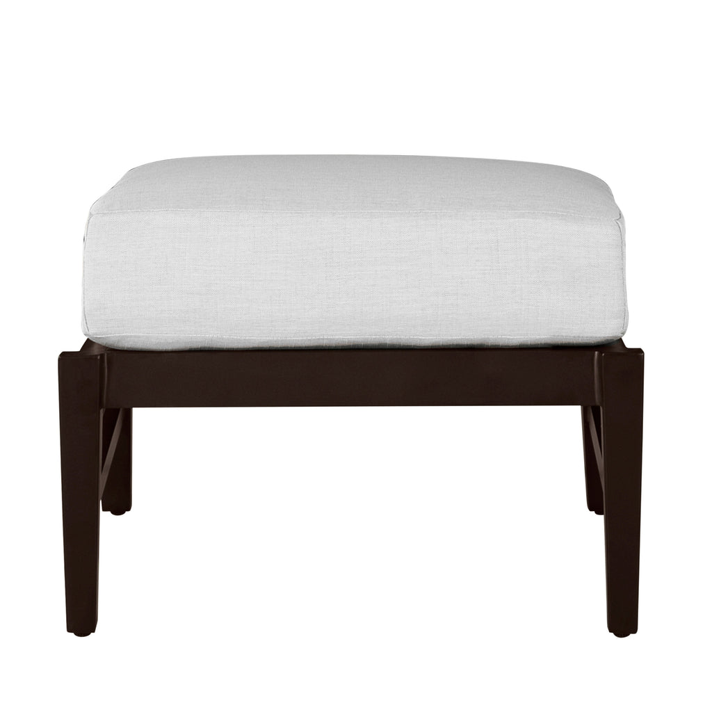 Croquet Aluminum Outdoor Ottoman