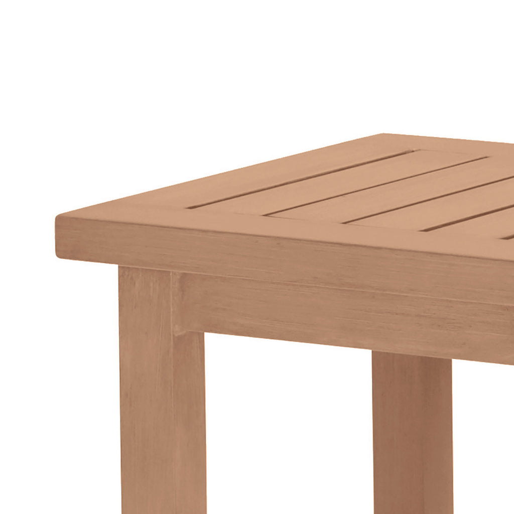Club Teak 22.5" Square Outdoor End Table