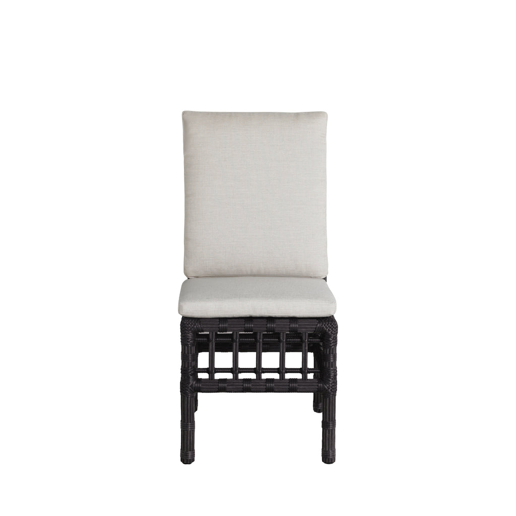 Newport Resin Wicker Woven Outdoor Side Chair