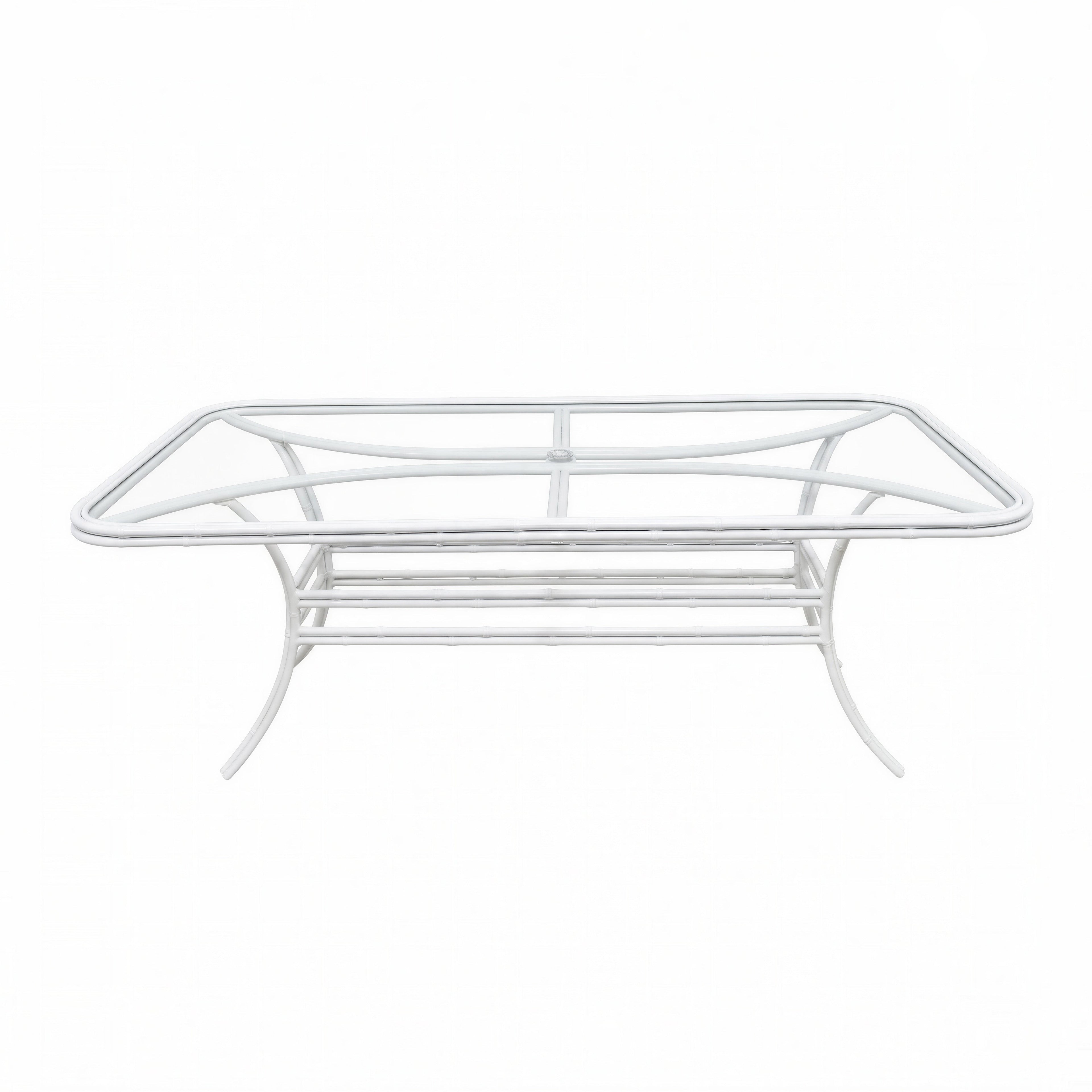 Palm Court Rect Dining Table W/Glass