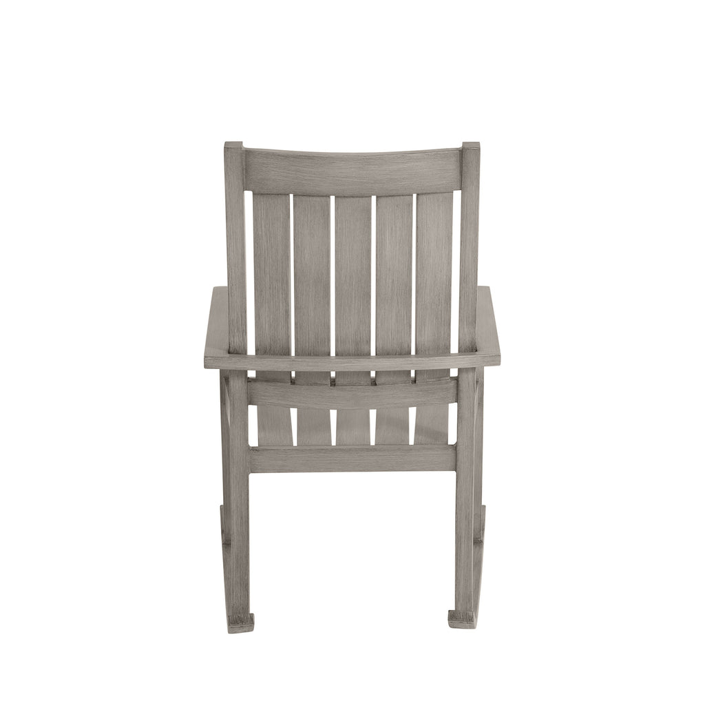 Club Aluminum Outdoor Slatted Rocker Chair