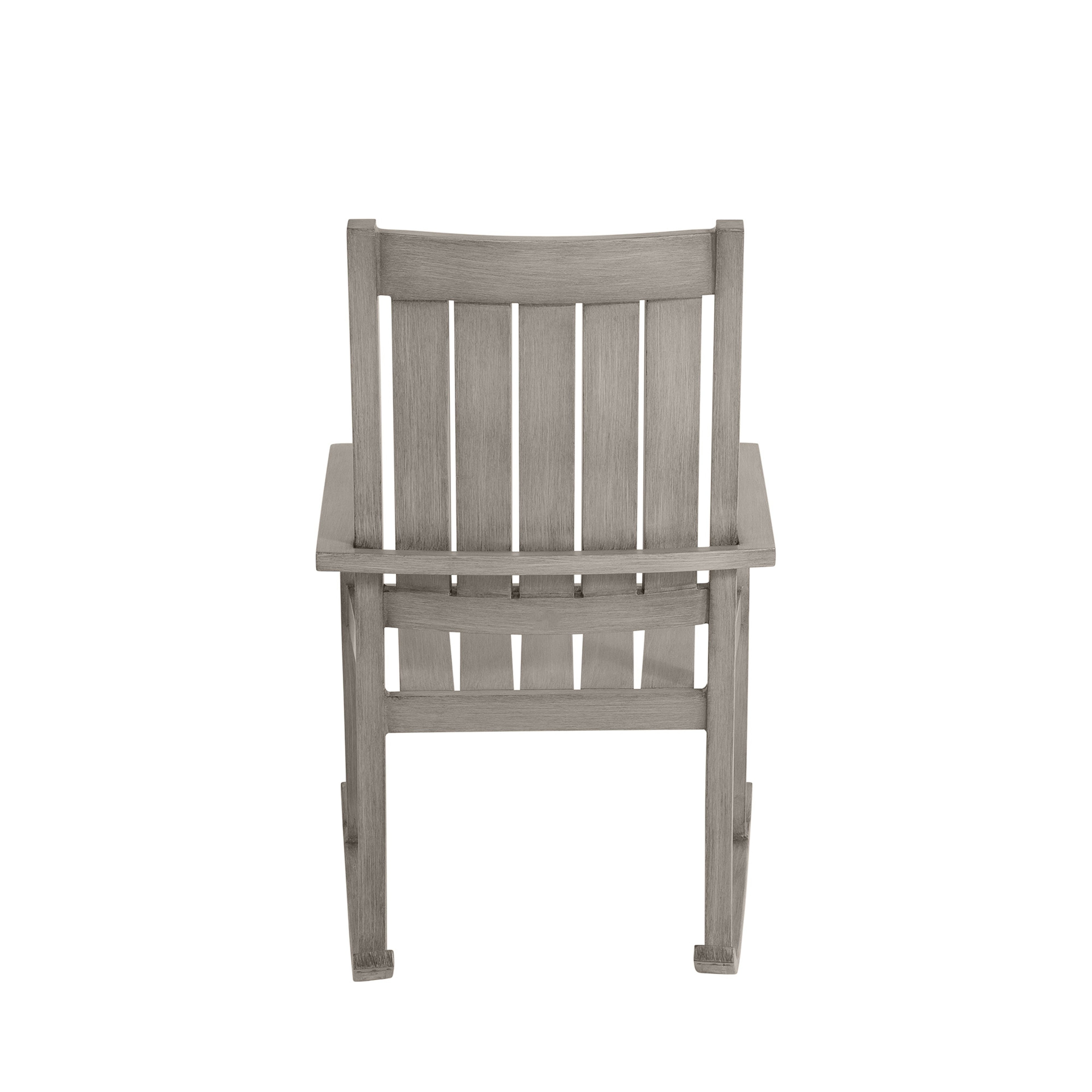 Club Aluminum Outdoor Slatted Rocker Chair