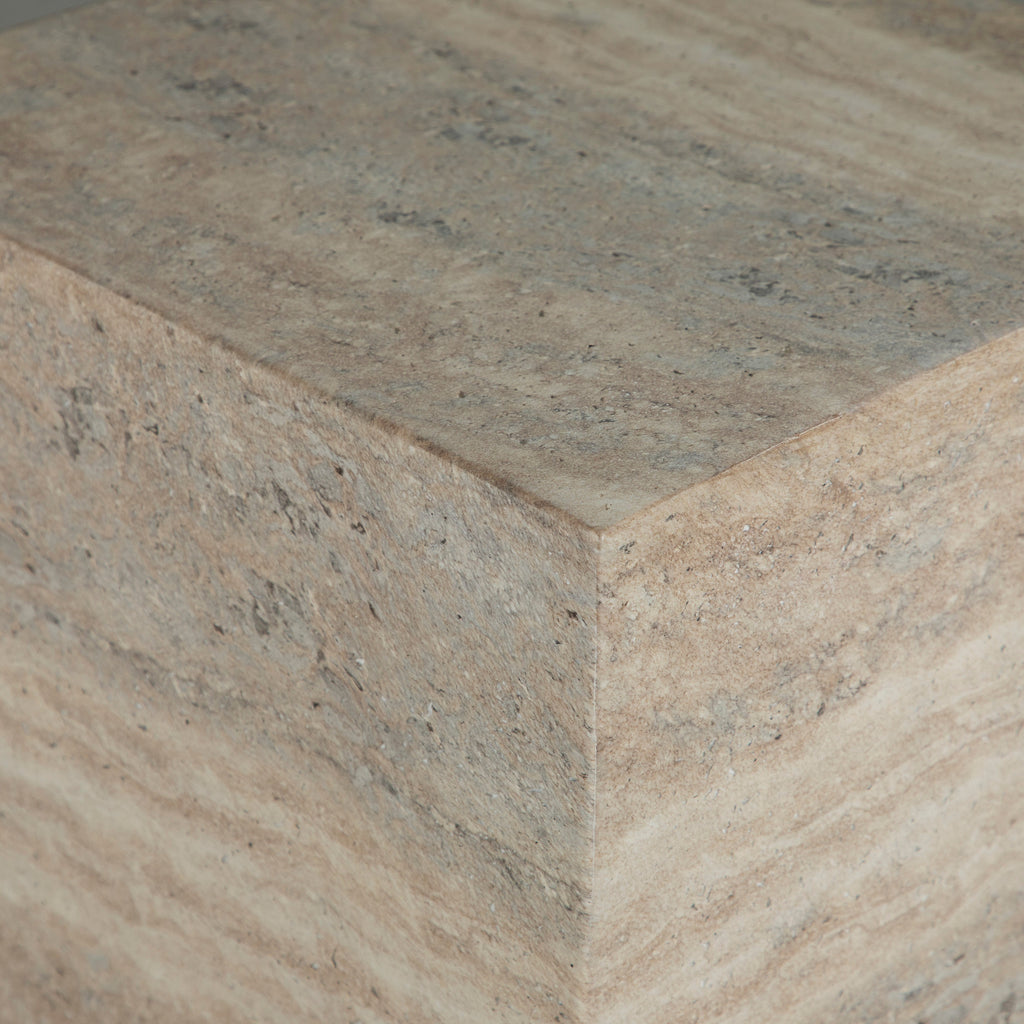 Ridge Cast Stone Drink Table