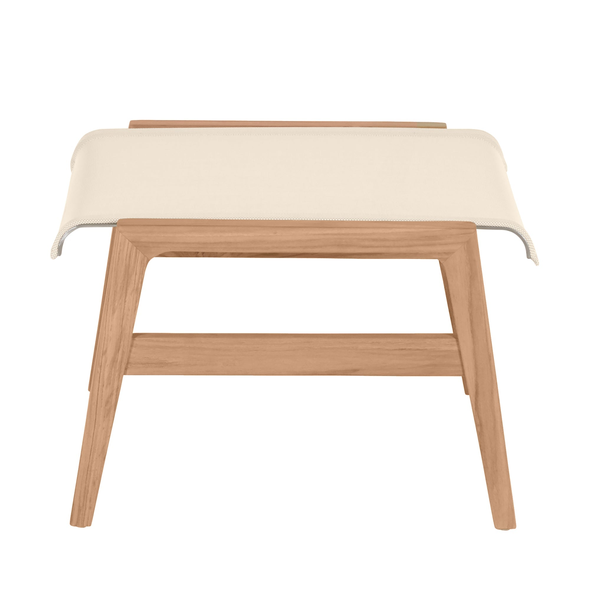Coast Teak Outdoor Woven Ottoman