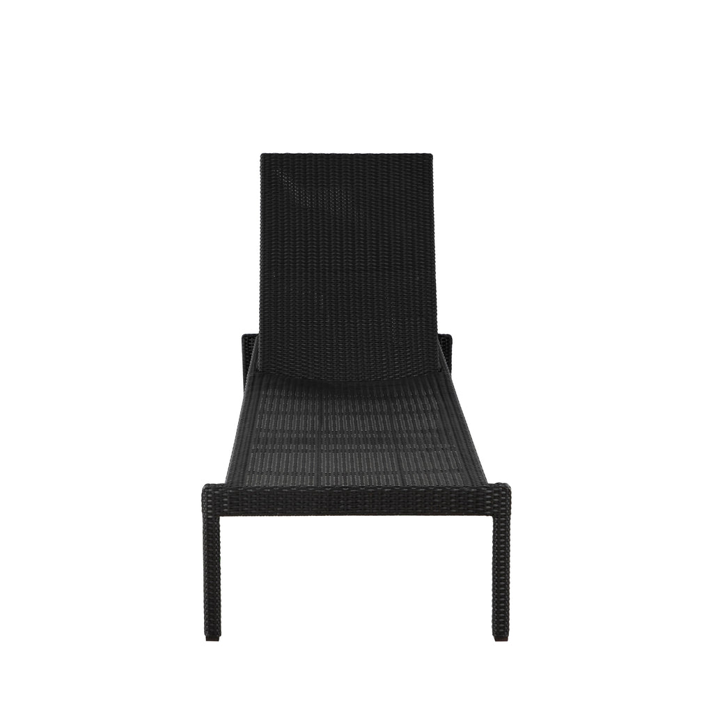 Nathan Wicker Outdoor Armless Chaise Lounge