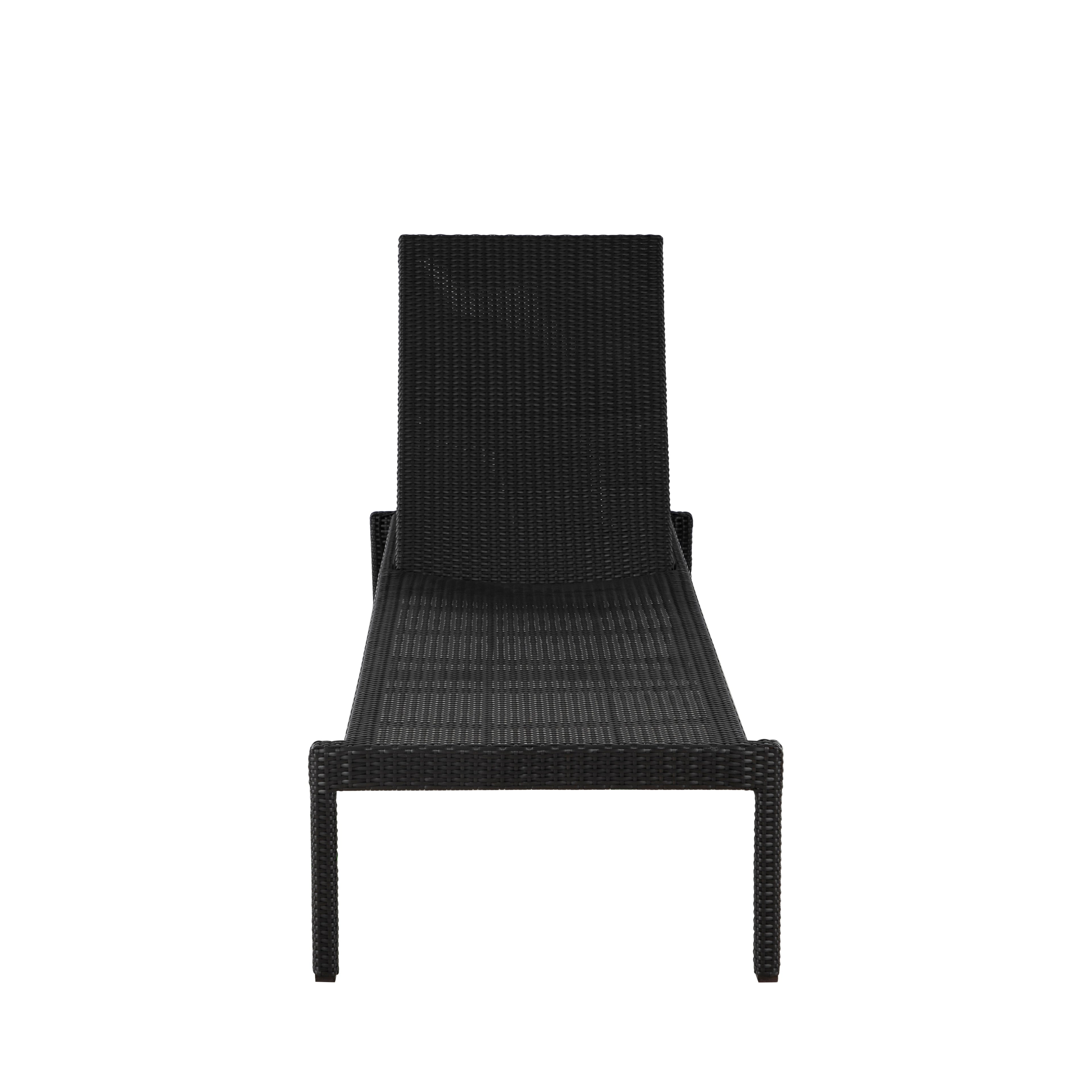 Nathan Wicker Outdoor Armless Chaise Lounge