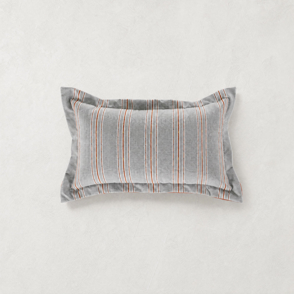 Seaboard Chambray Outdoor Throw Pillow