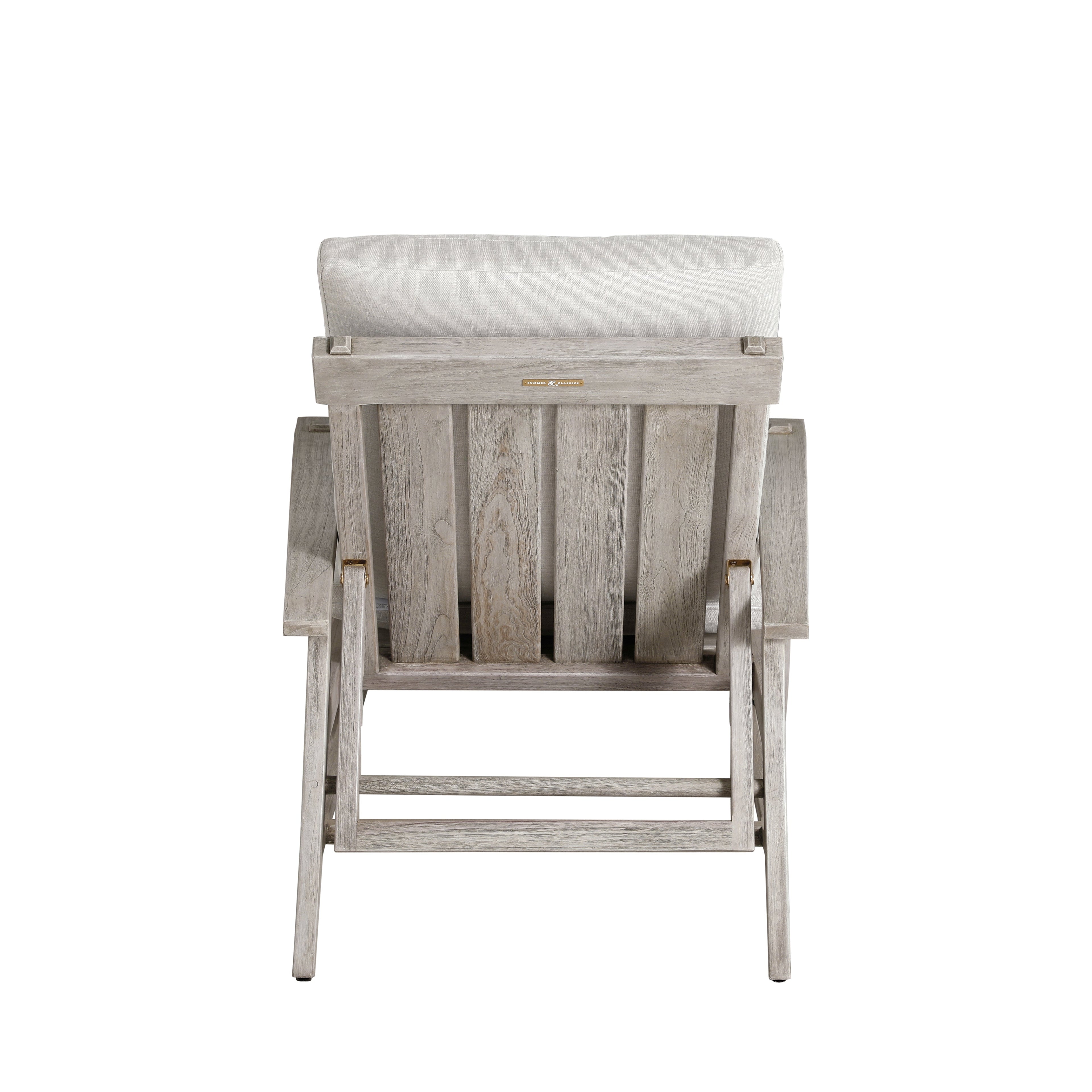 Croquet Teak Outdoor Chaise Lounge
