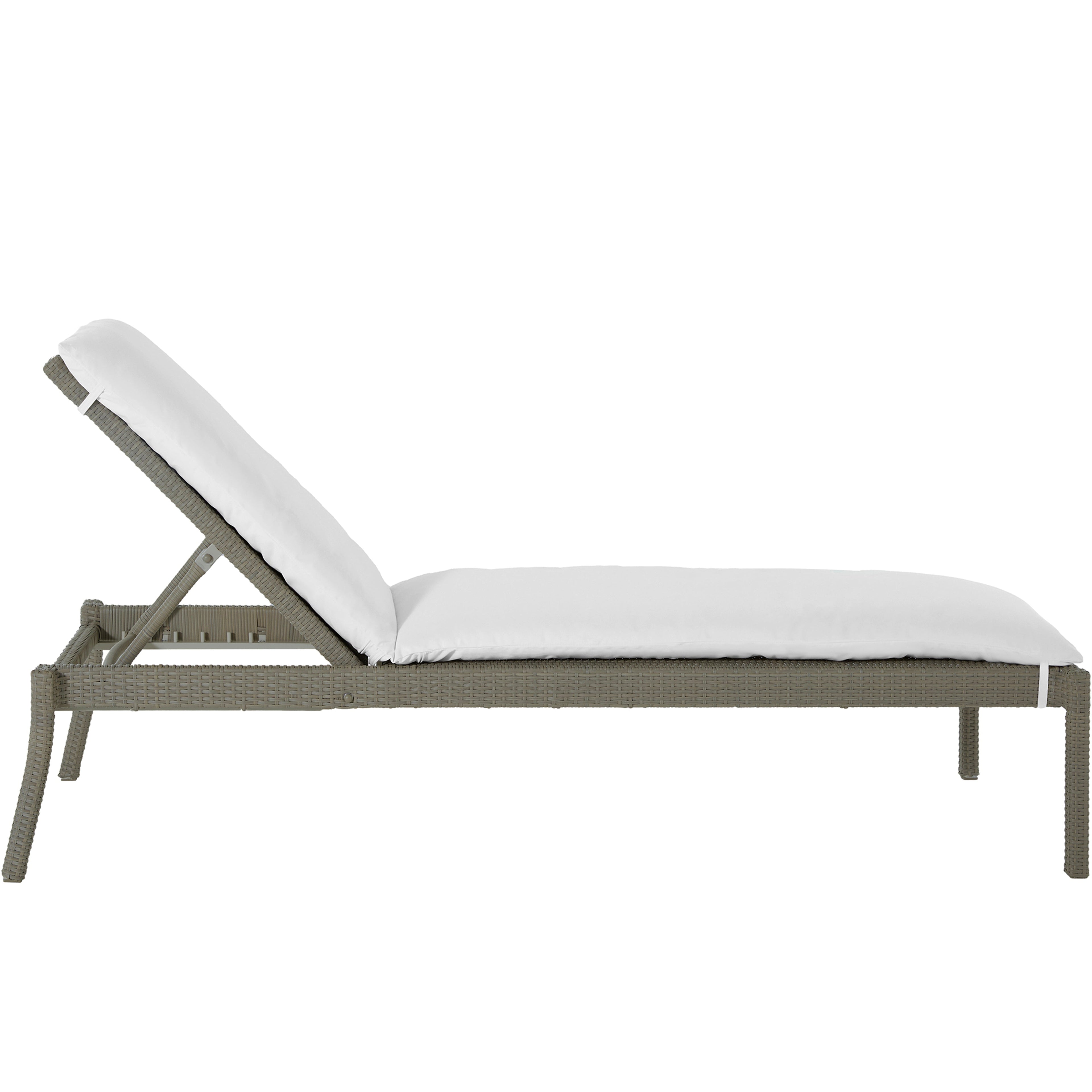 Nathan Wicker Outdoor Armless Chaise Lounge