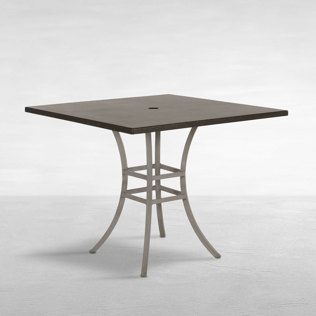 Cort Aluminum Outdoor Pedestal Counter Base