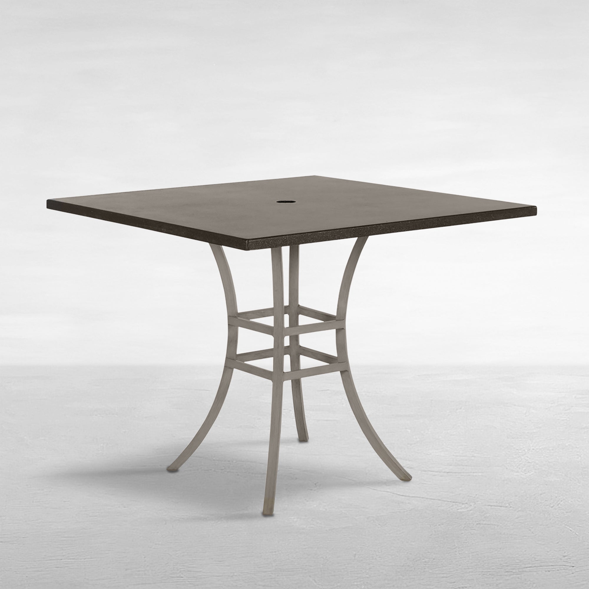 Cort Aluminum Outdoor Pedestal Counter Base