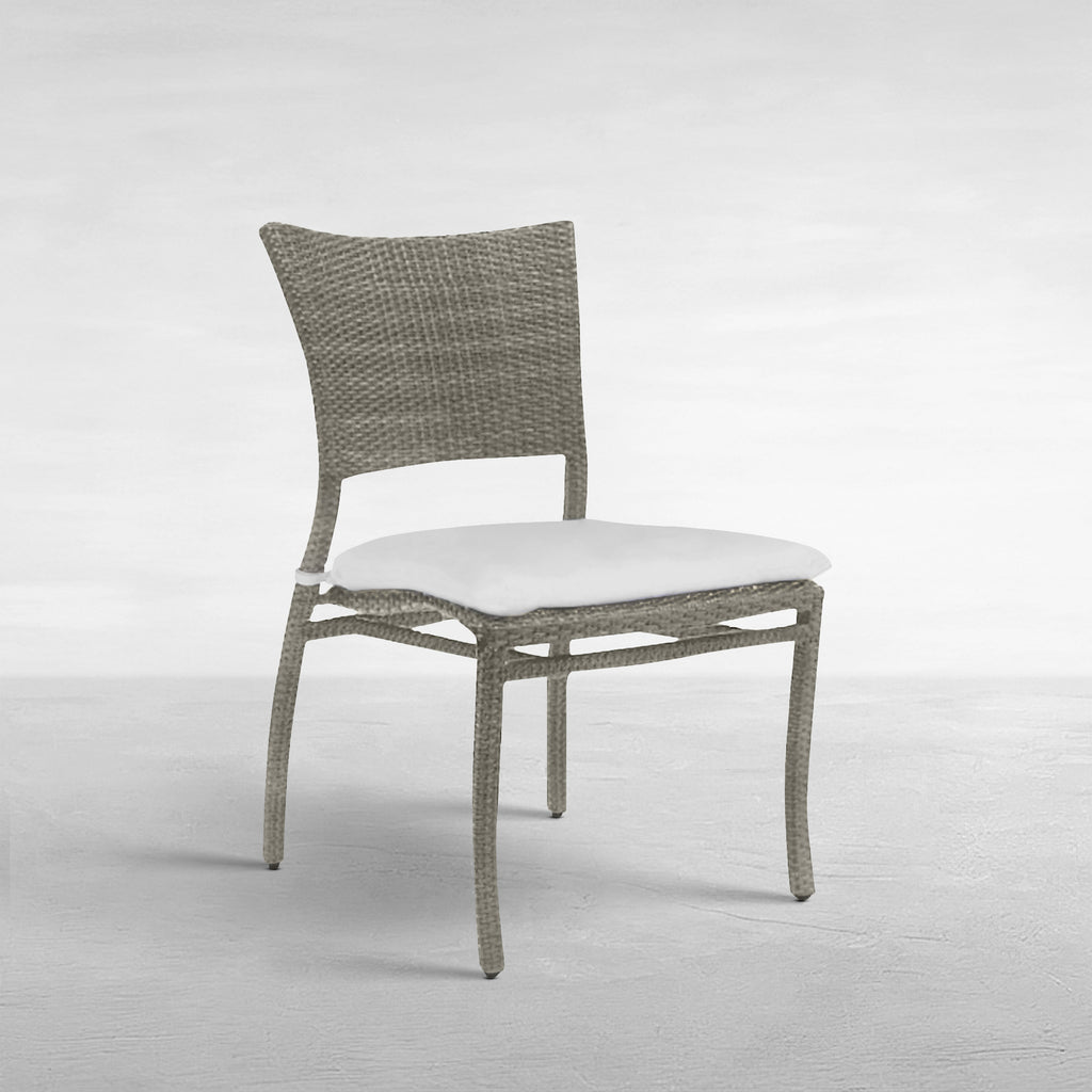 Skye Woven Resin Wicker Outdoor Side Chair