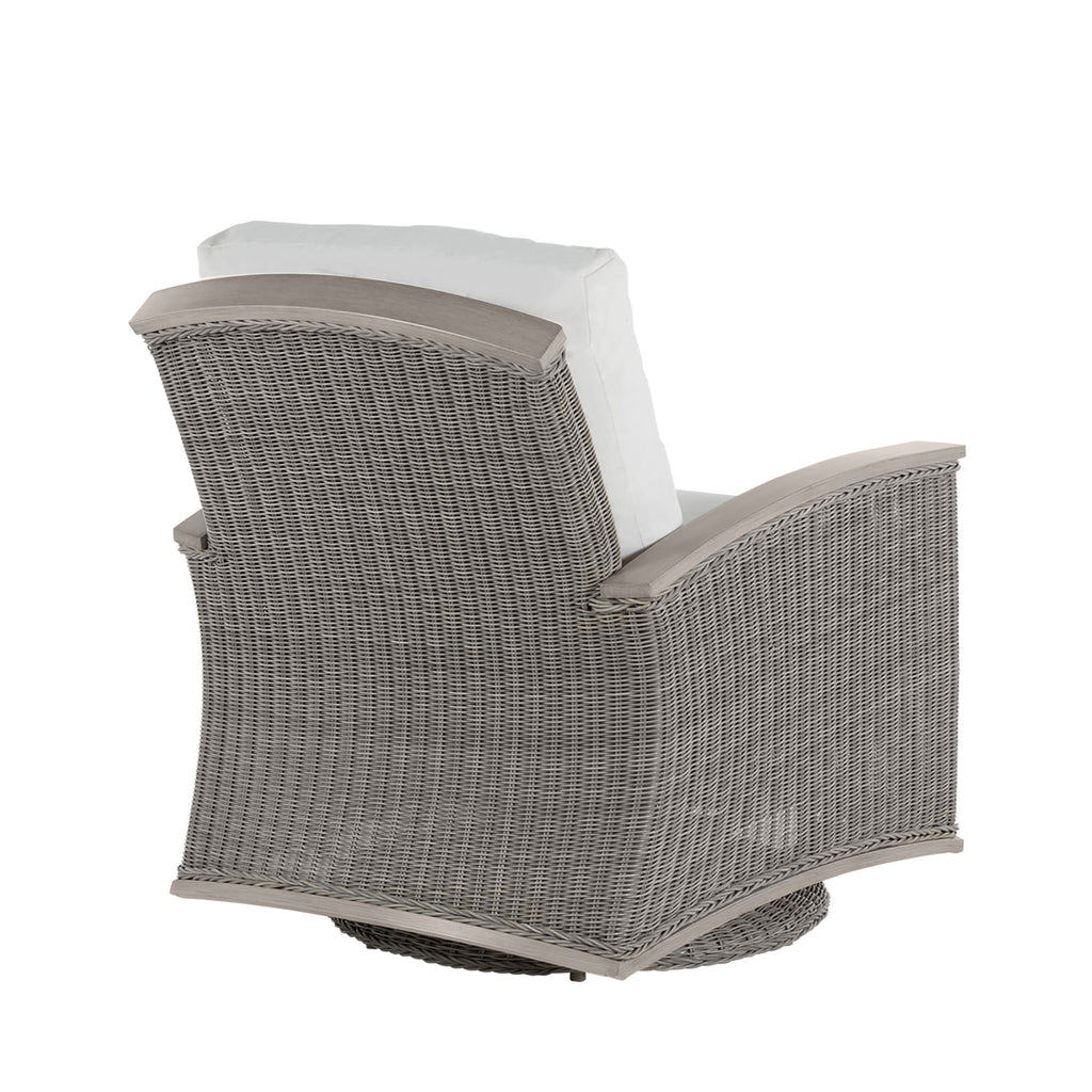 Astoria Resin Wicker Outdoor Swivel Glider Chair