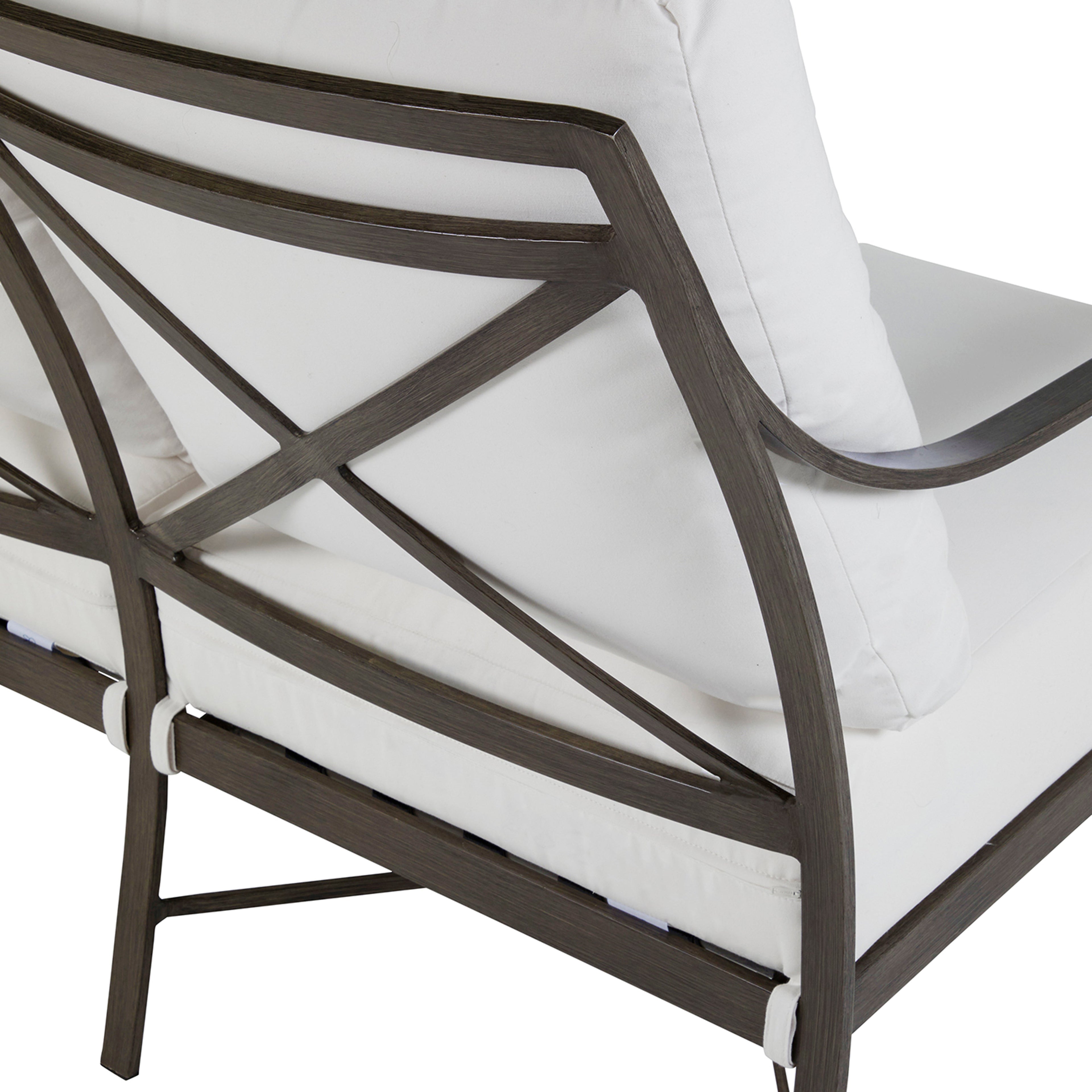Monaco Aluminum Outdoor Sofa