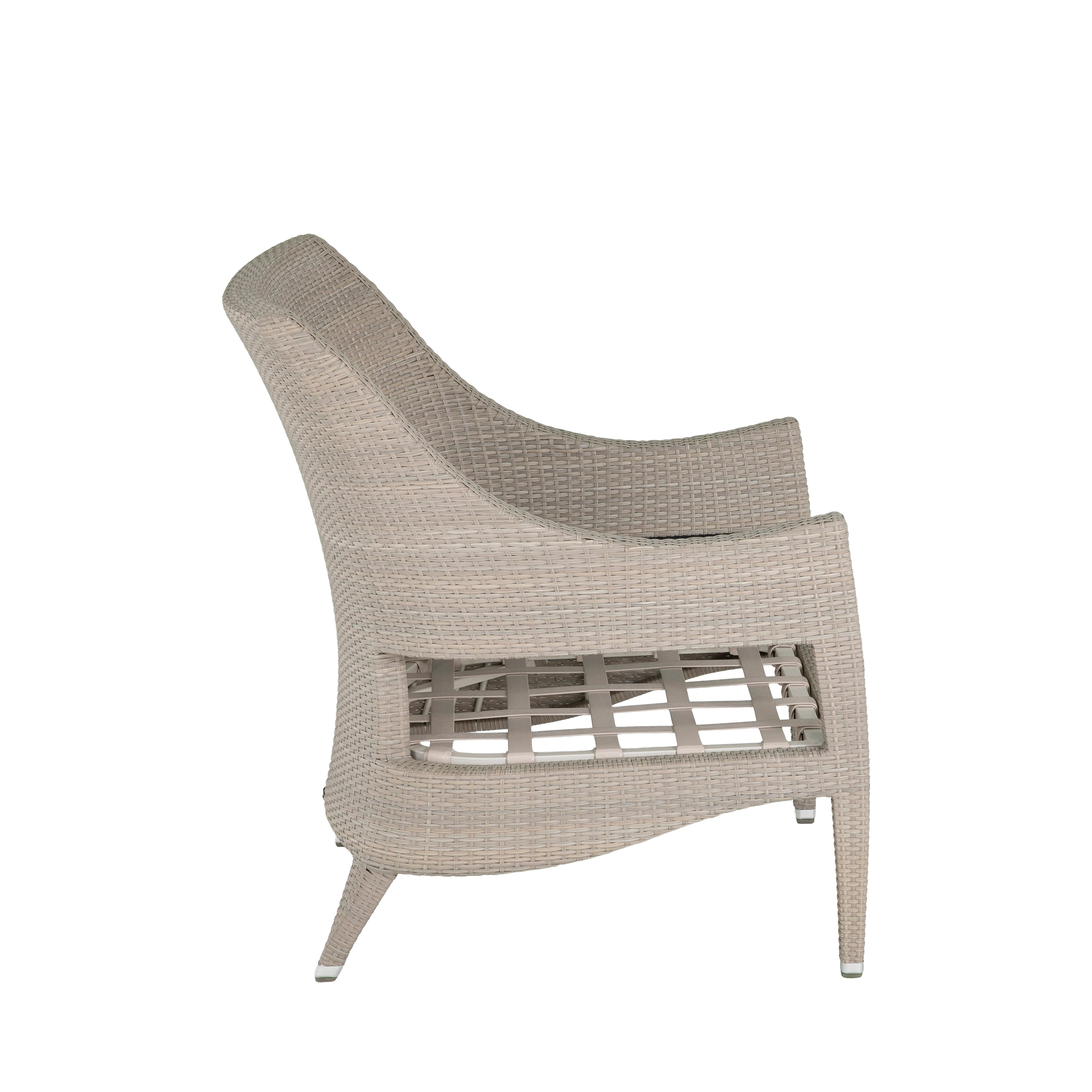 Athena Woven Resin Wicker Outdoor Lounge Chair