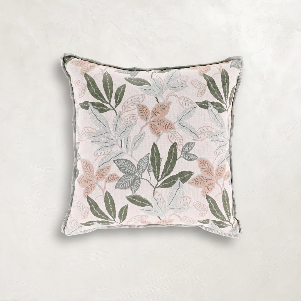 Verdant Blush Outdoor Throw Pillow