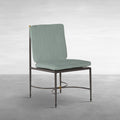 QS Roma Side Chair, Slate Gray-Cast Mist