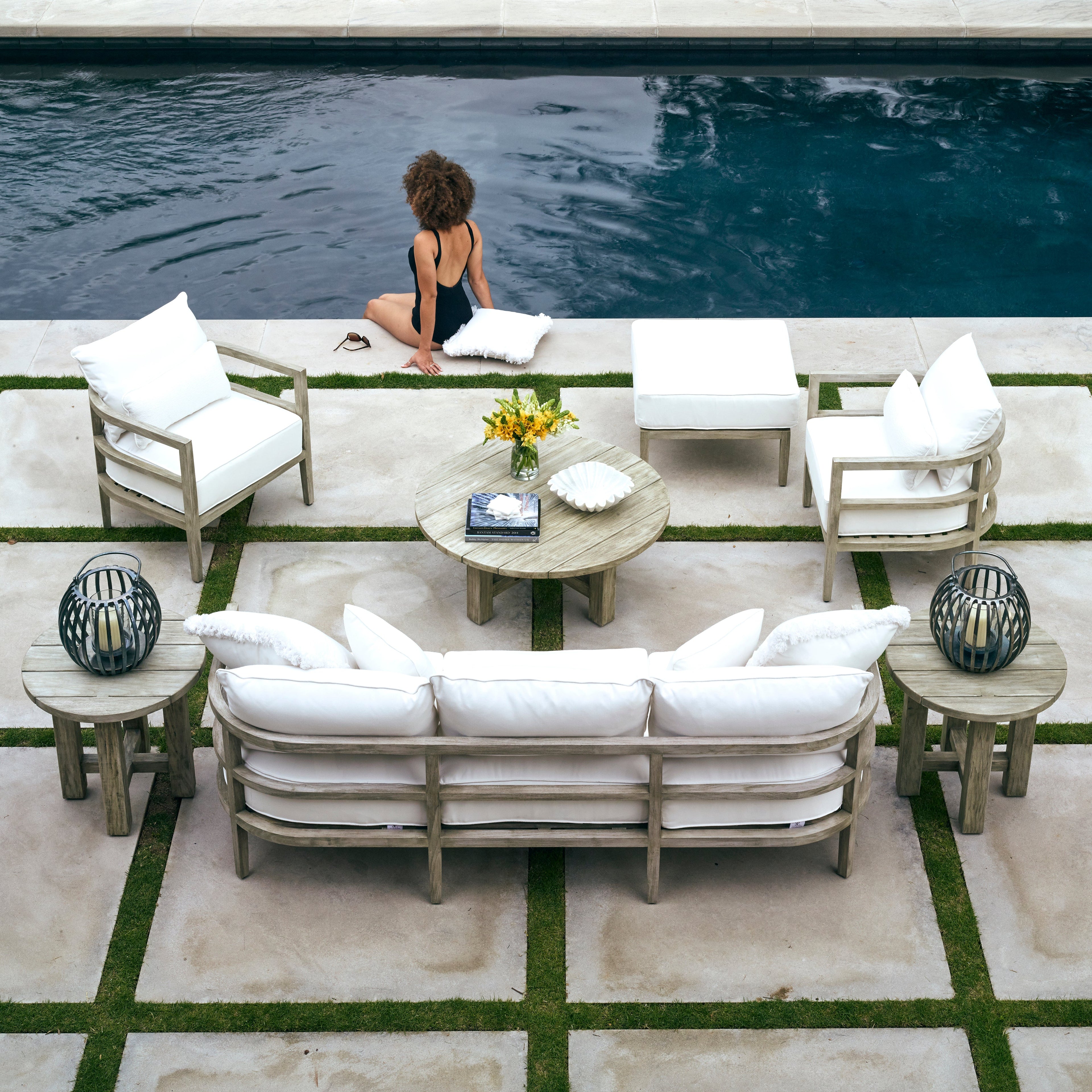 Santa Barbara Teak Outdoor Lounge Chair