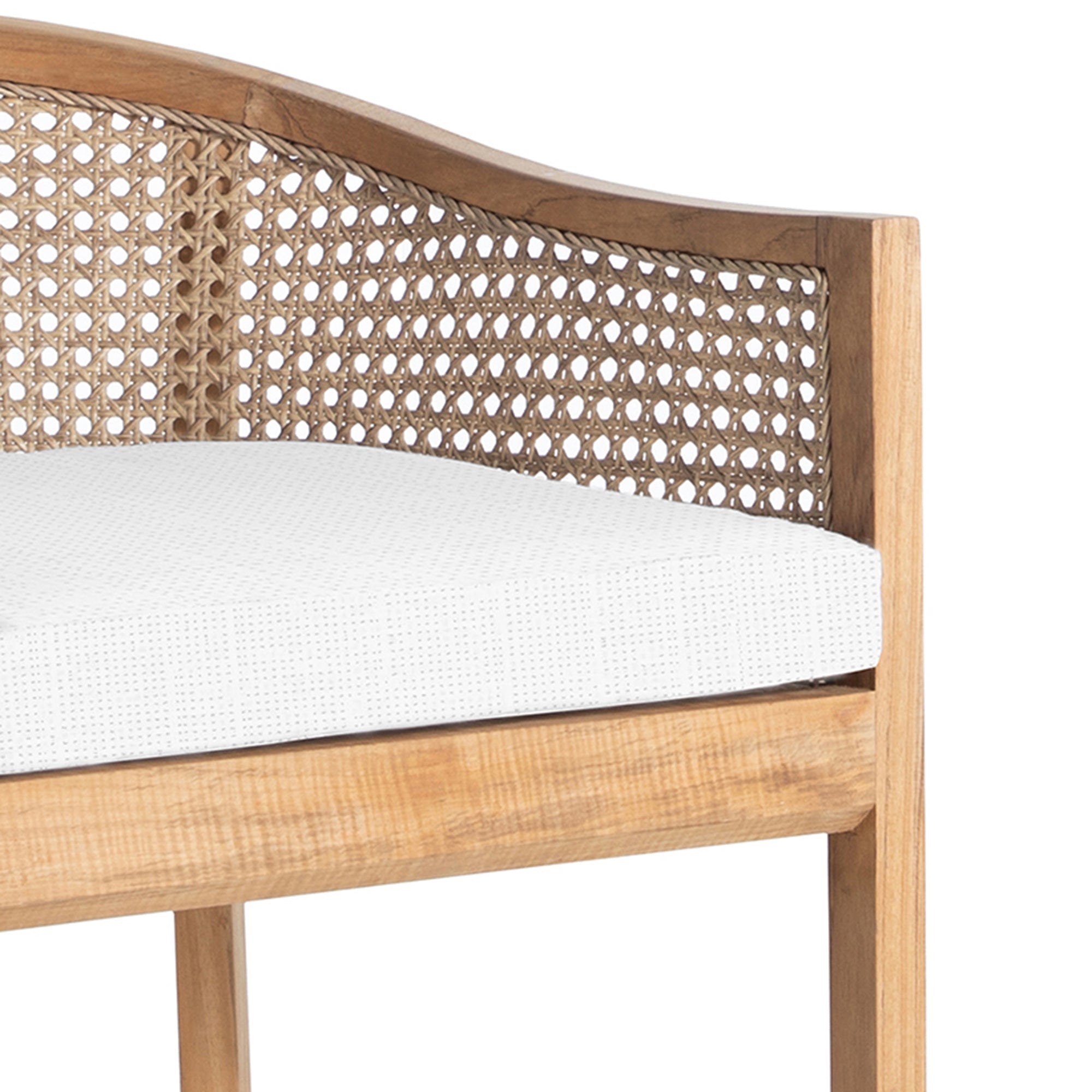 Playa N-Dura Ultra Wicker Outdoor Teak Arm Chair
