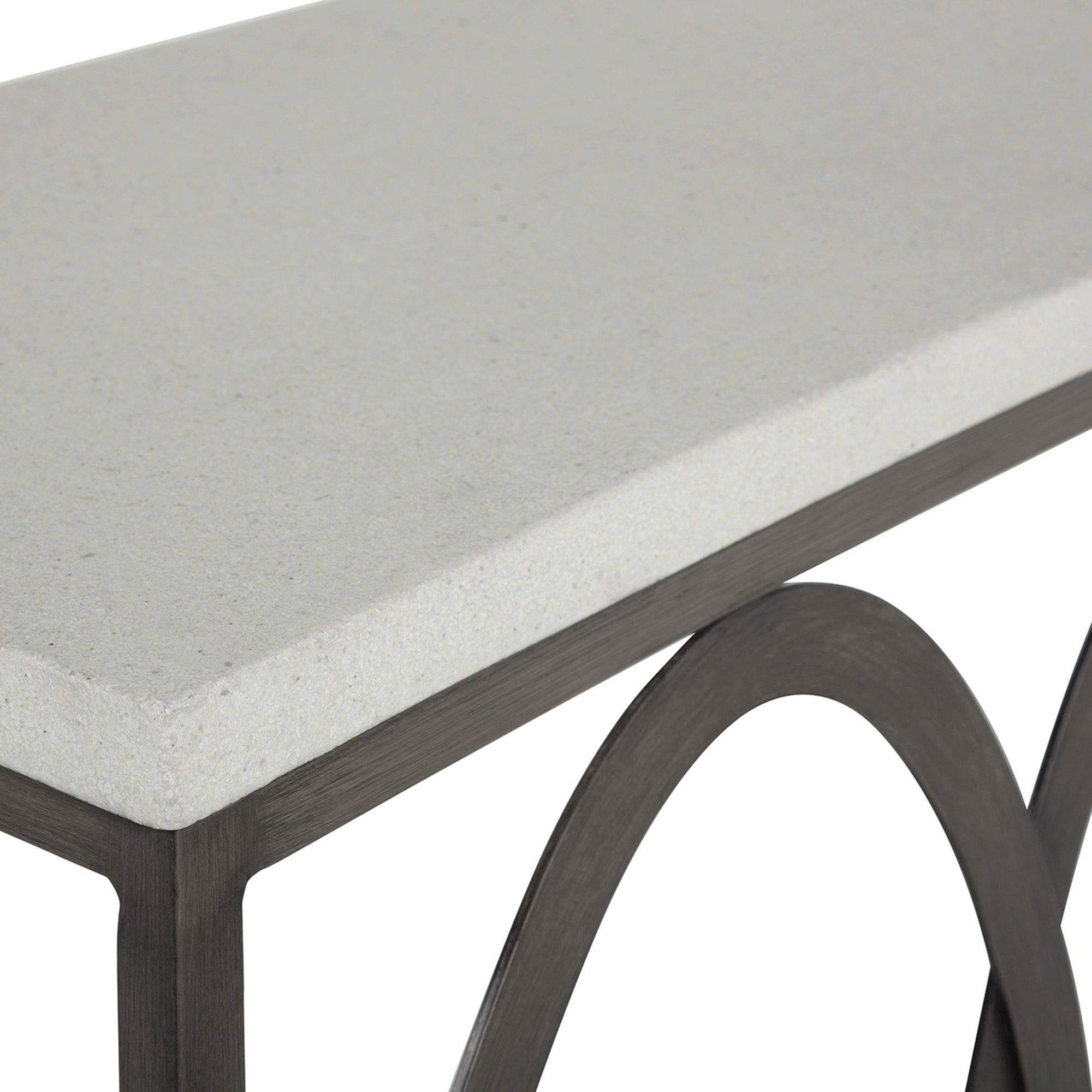 Ella Aluminum Rectangle Outdoor Console Table