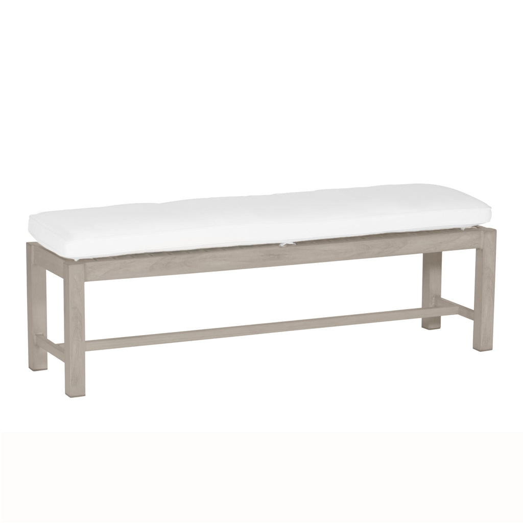 Club Teak Backless Outdoor Bench