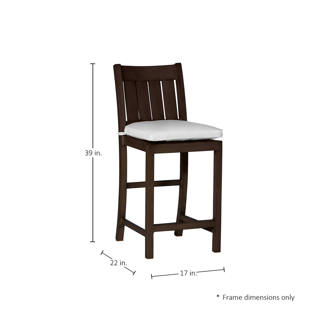 Club Aluminum Outdoor Counter Stool